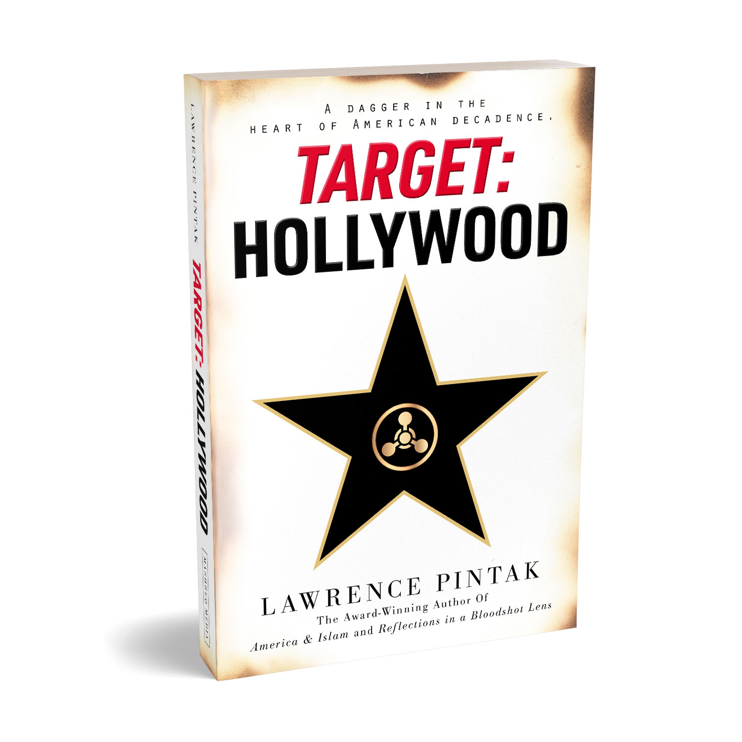 'Target: Hollywood' is an excellent retro terrorism thriller. The author is Lawrence Pintak. The book cover and interior were designed by Mark Thomas of coverness.com. To find out more about my book design services, please visit www.coverness.com