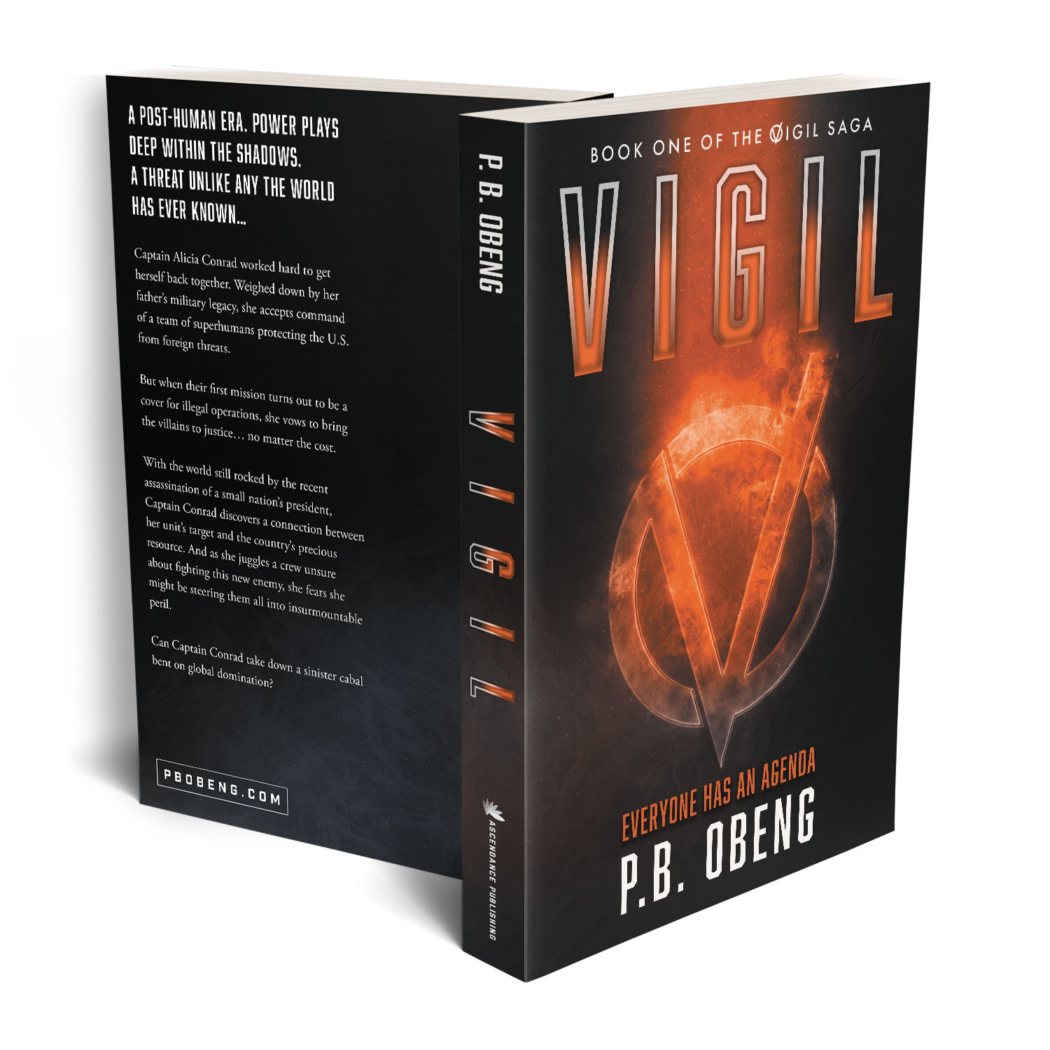 The 'Vigil' Saga is super-powered superhero scifi adventure series by PB Obeng. The book cover and interiors were designed by Mark Thomas of coverness.com. To find out more about my book design services, please visit www.coverness.com