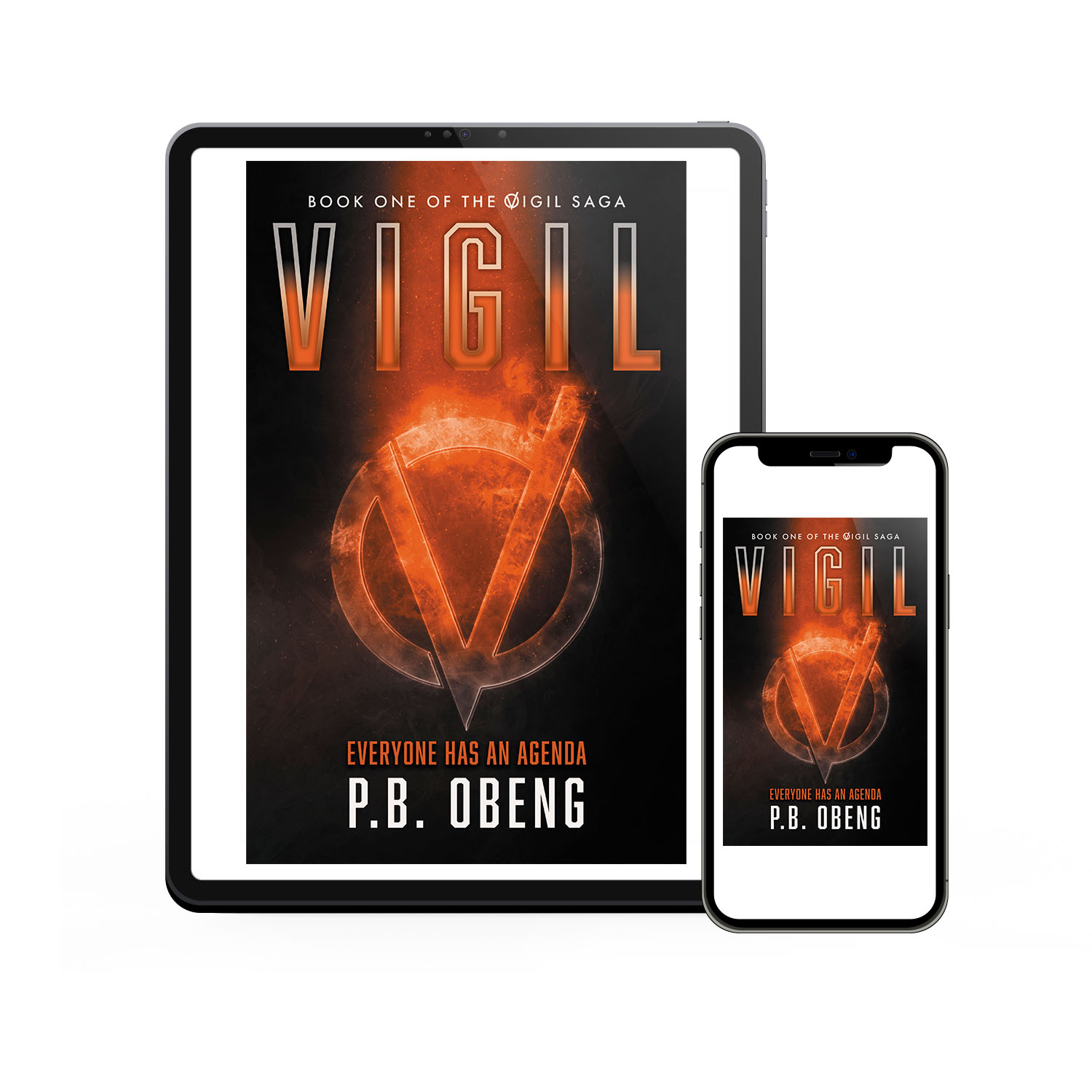 The 'Vigil' Saga is super-powered superhero scifi adventure series by PB Obeng. The book cover and interiors were designed by Mark Thomas of coverness.com. To find out more about my book design services, please visit www.coverness.com