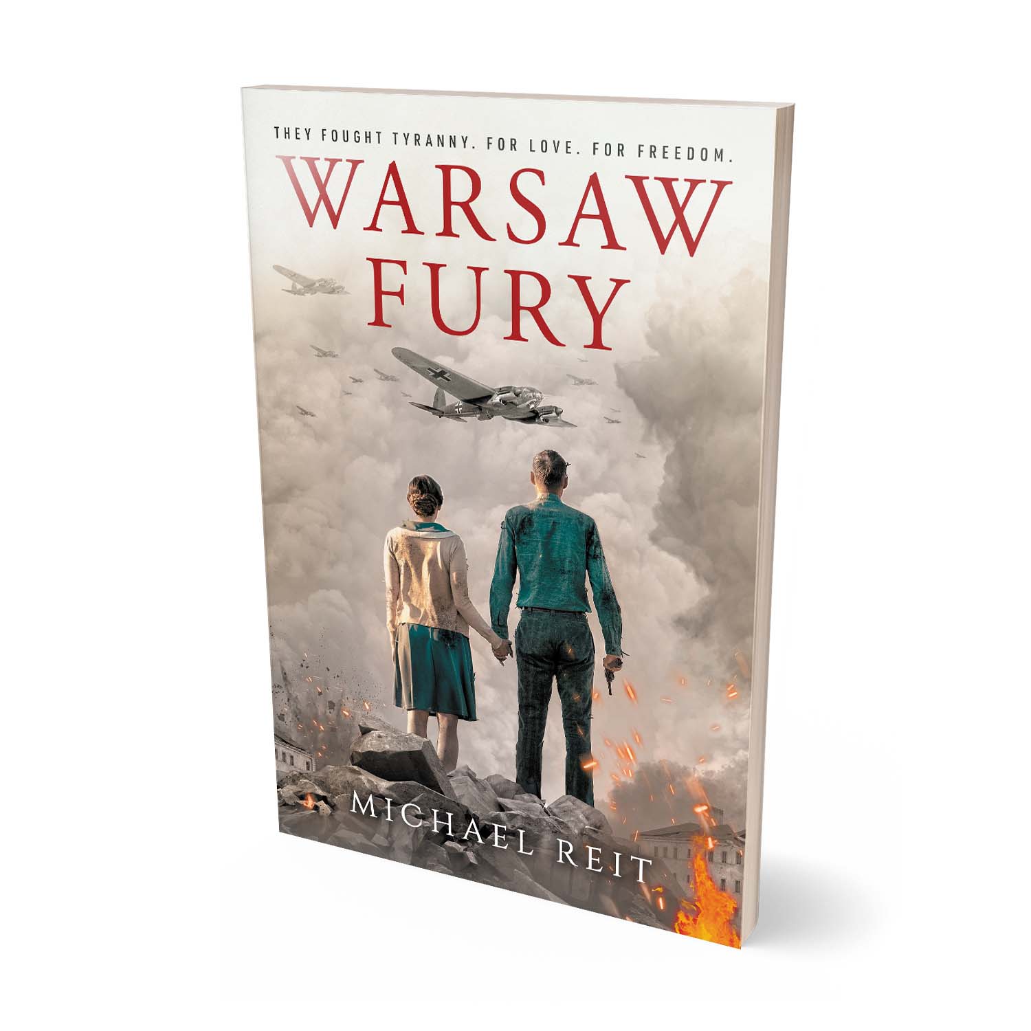 'Warsaw Fury' is a sweeping and shocking based-on-fact WW2 novel. The author is Michael Reit. The cover and interior design of the book are by Mark Thomas. To learn more about what Mark could do for your book, please visit coverness.com.