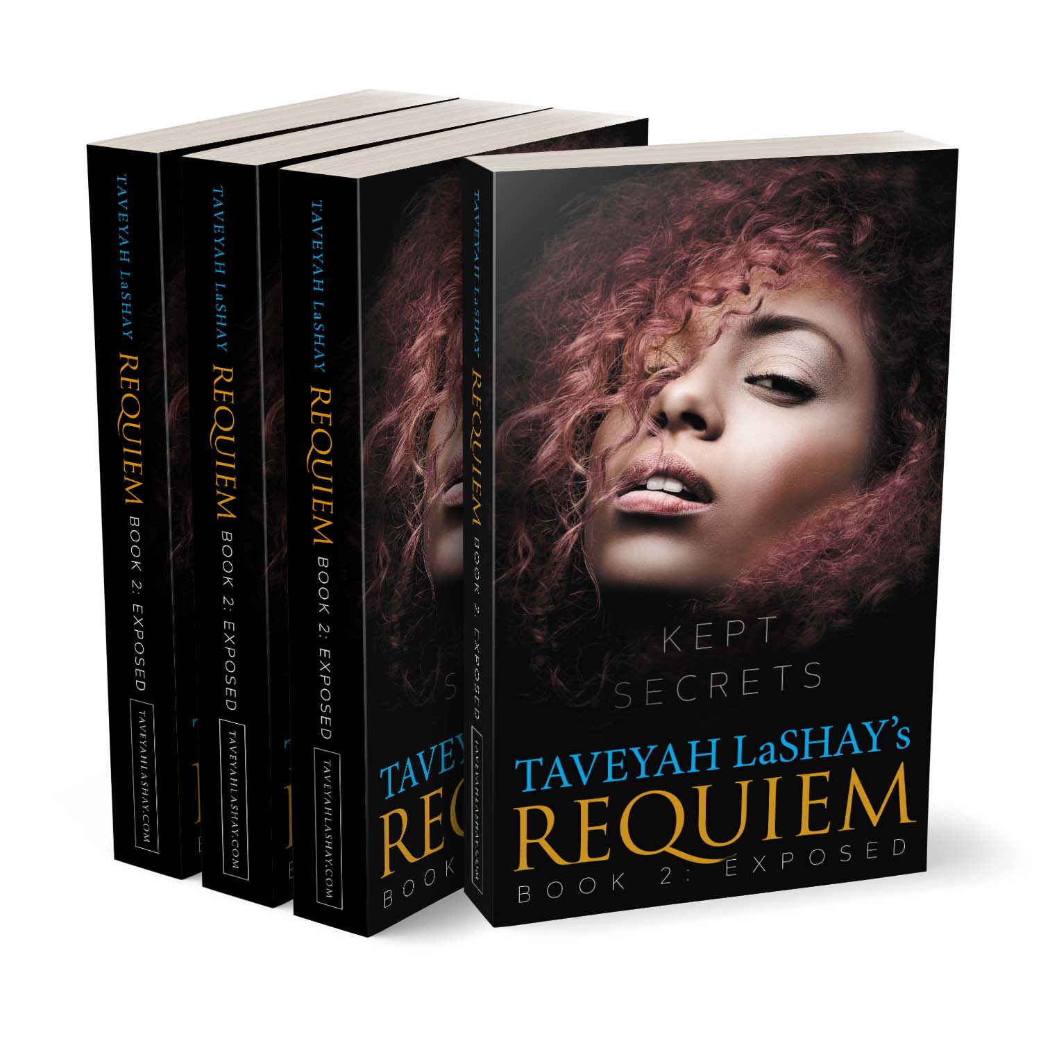 The Requiem Trilogy is a dark and steamy thriller series. The author is Taveyah LaShay. The book cover and interior formatting are designed by Mark Thomas of coverness.com. To find out more about my book design services, please visit www.coverness.com