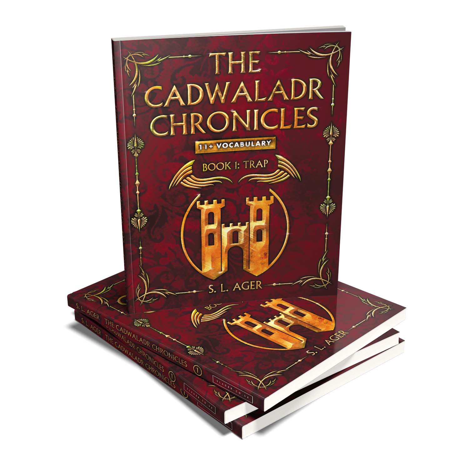 'The Cadwaladr Chronicles' is unique, story-based, educational novel series that teaches young readers nearly 3000 exam-level English words. The author is S L Ager. The book cover and interior design are by Mark Thomas. To learn more about what Mark could do for your book, please visit coverness.com.