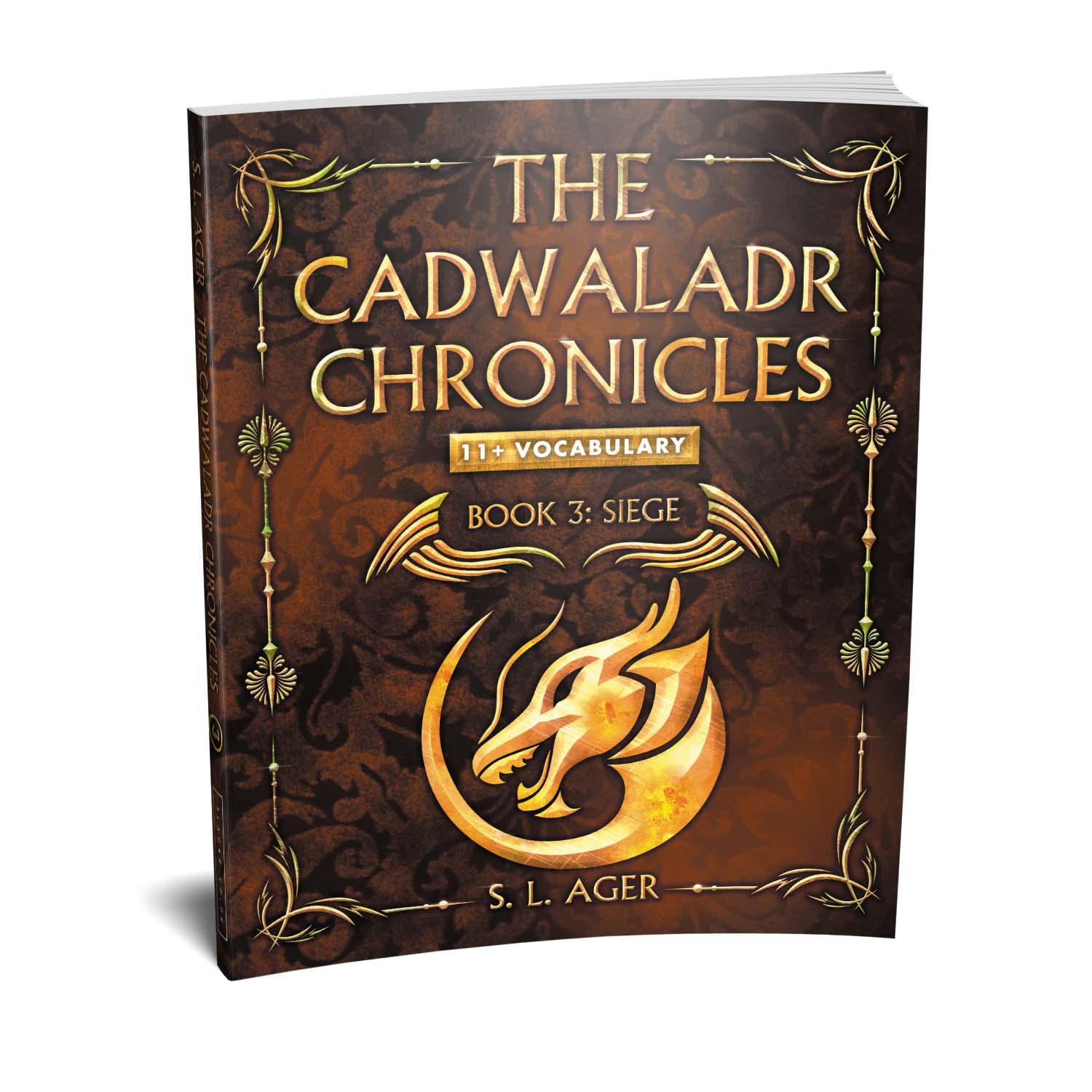 'The Cadwaladr Chronicles' is unique, story-based, educational novel series that teaches young readers nearly 3000 exam-level English words. The author is S L Ager. The book cover and interior design are by Mark Thomas. To learn more about what Mark could do for your book, please visit coverness.com.
