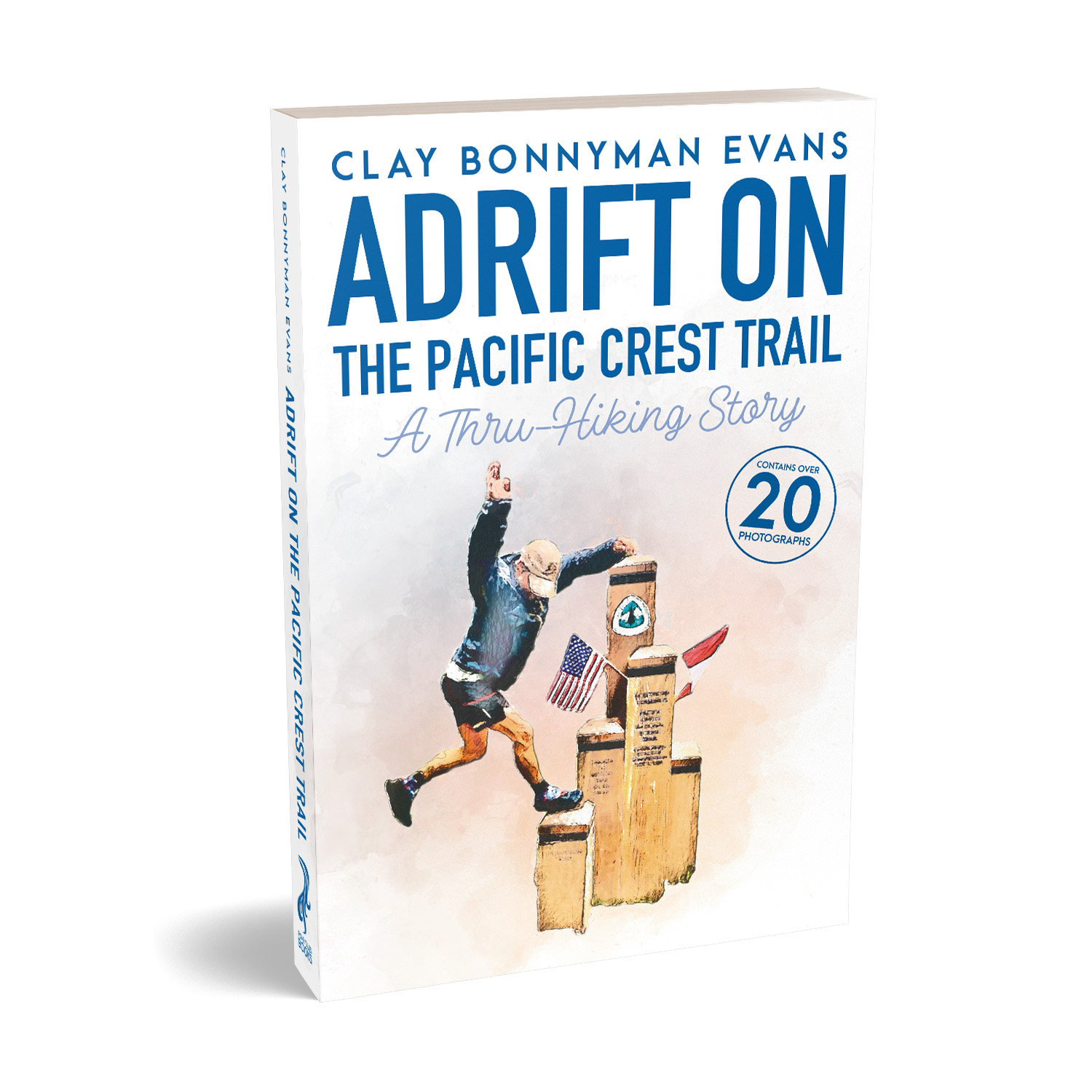 'Adrift On The Pacific Crest Trail' is a joyous, life-affirming thru-hiking memoir. The author is Clay Bonnyman Evans. The book cover design and interior formatting are by Mark Thomas. To learn more about what Mark could do for your book, please visit coverness.com.