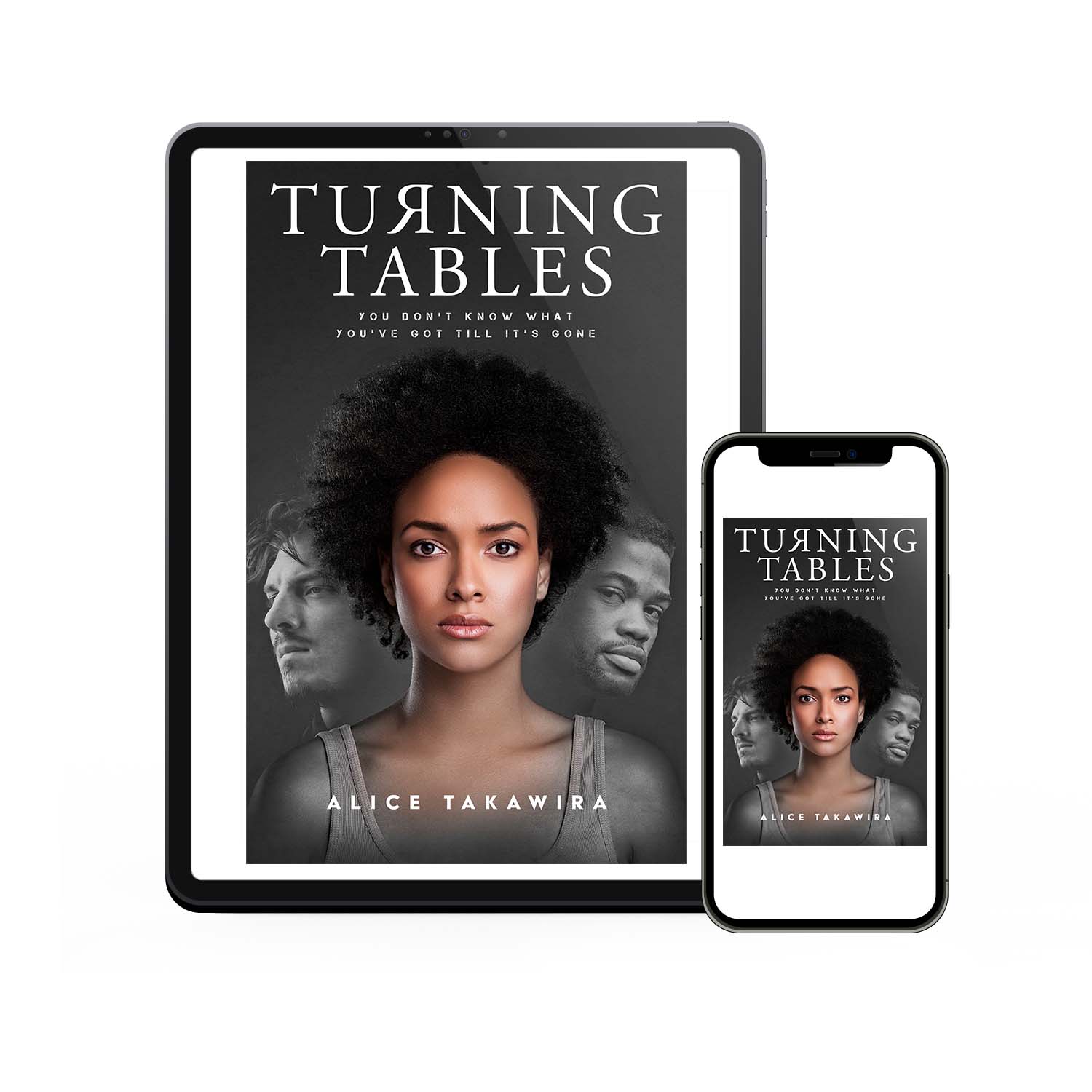 'Turning Tables' is an excellent multicultural relationships novel. The author is Alice Takawira. The book cover design is by Mark Thomas. To learn more about what Mark could do for your book, please visit coverness.com.