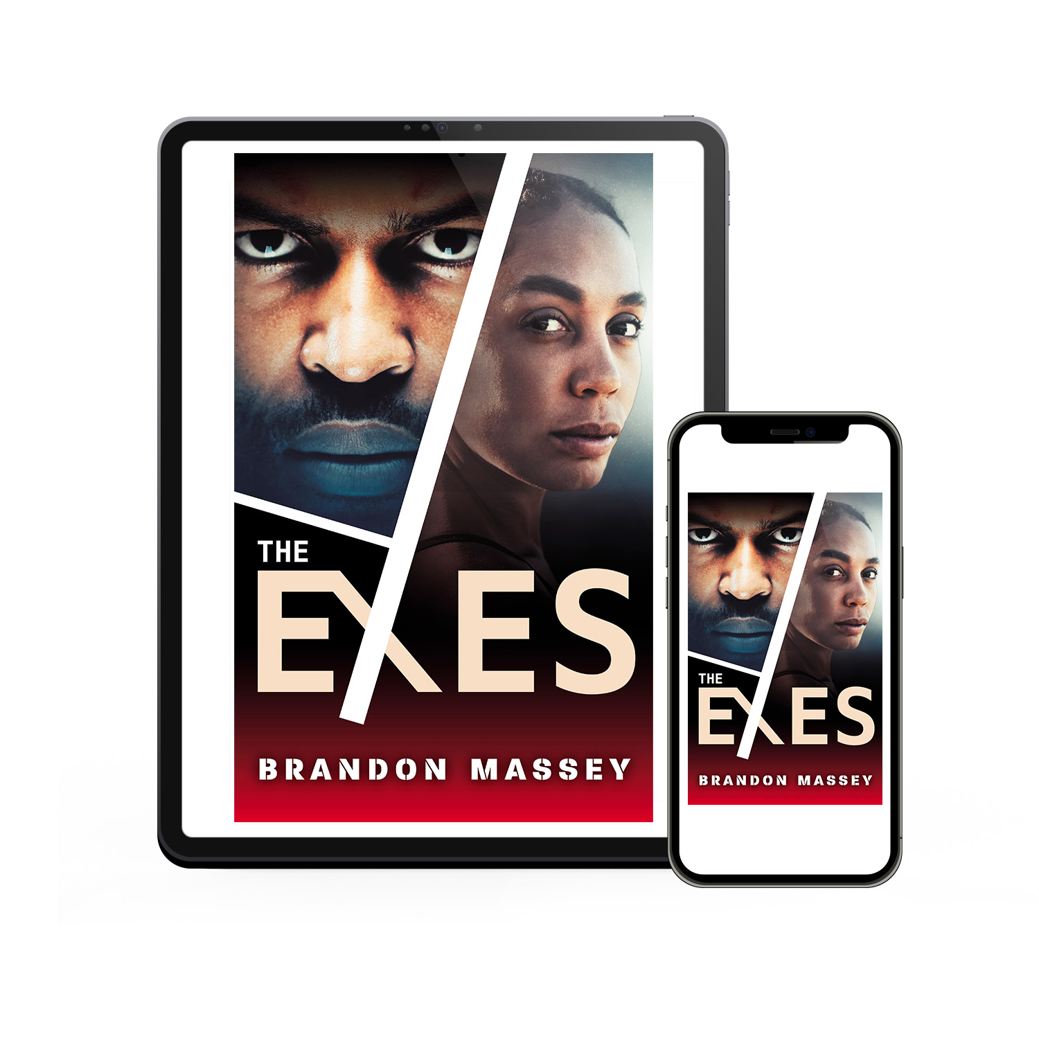 'The Exes' is a taut modern noir relationship thriller novel. The author is Brandon Massey. The book cover design & interior formatting are by Mark Thomas. To learn more about what Mark could do for your book, please visit coverness.com.