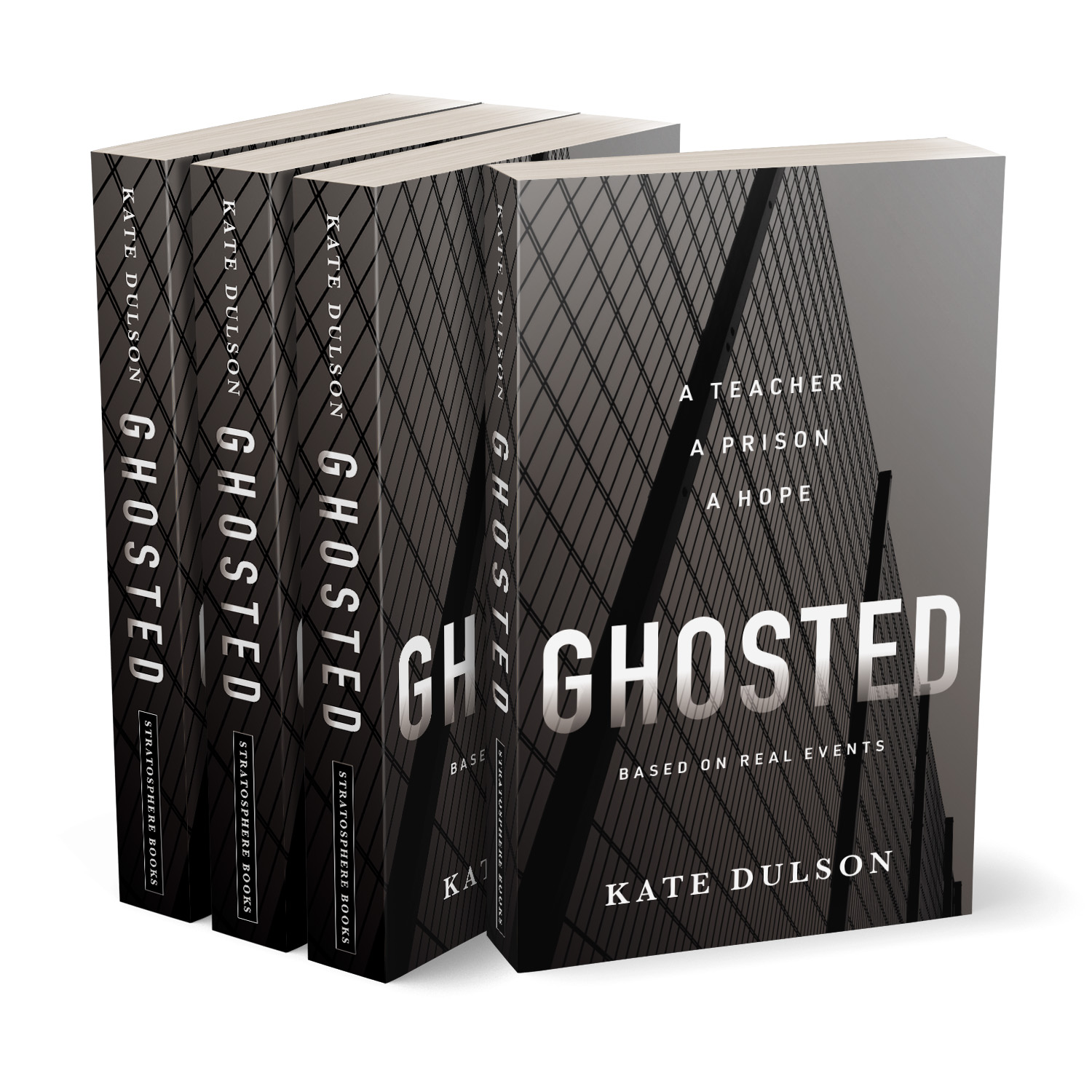 'Ghosted' is a gripping prison-based fiction novel. The author is Kate Dulson. The book cover and interior design are by Mark Thomas. To learn more about what Mark could do for your book, please visit coverness.com.