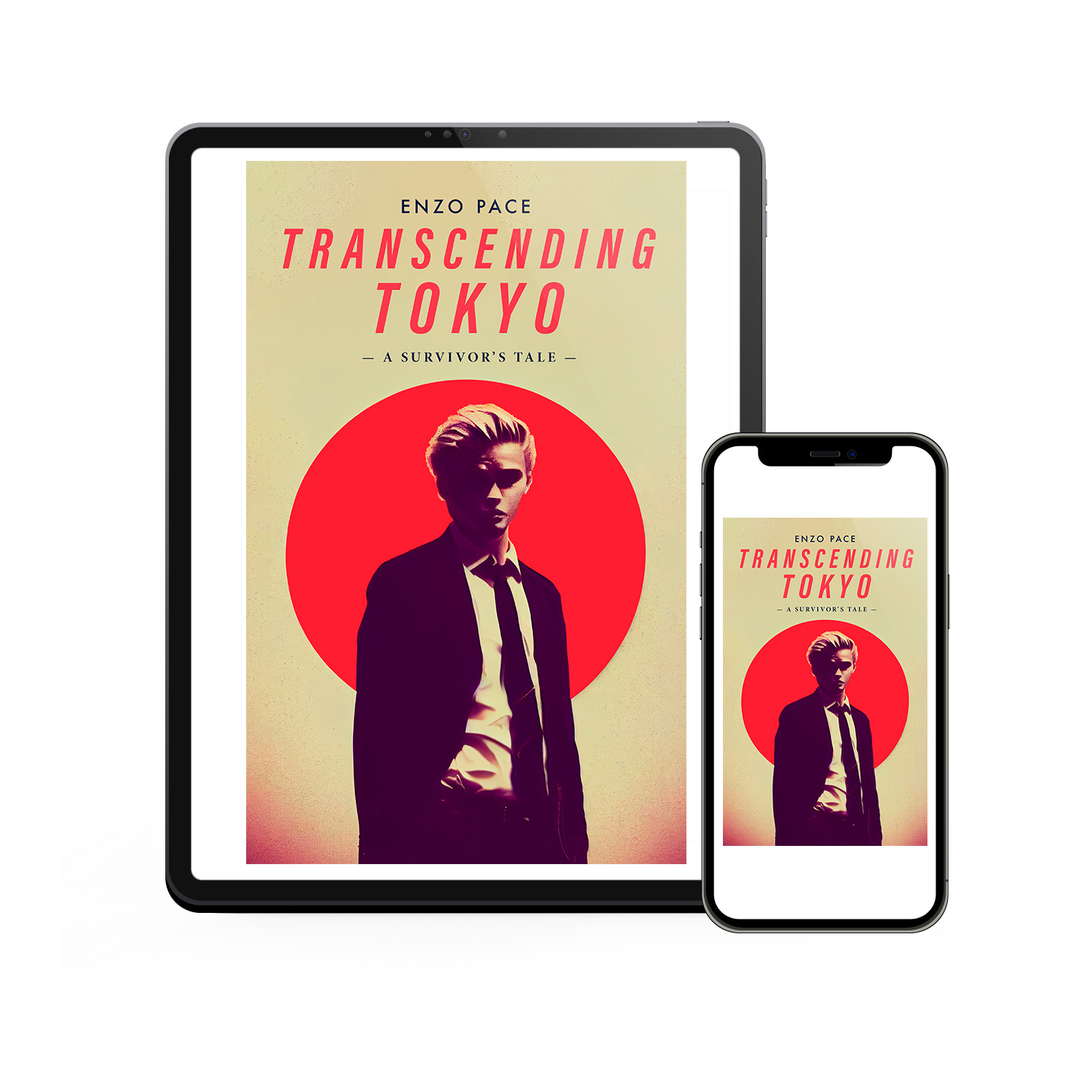 'Transcending Tokyo' is a detailed an immersive culture-clash novel, set in Japan. The author is Enzo Pace. The book cover and interior design are by Mark Thomas. To learn more about what Mark could do for your book, please visit coverness.com.