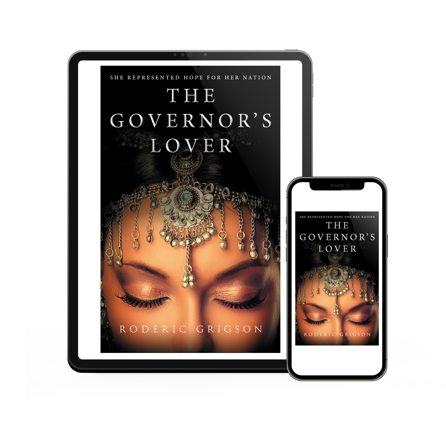 'The Governor's Lover' is a sweeping historical romance set in Colonial Ceylon in the early 19th Century. The author is Roderic Grigson. The book cover and interior design are by Mark Thomas. To learn more about what Mark could do for your book, please visit coverness.com.