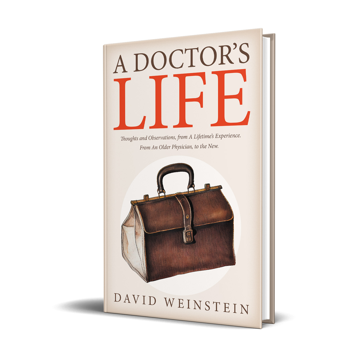 'A Doctor's Life' is a heartfelt and insightful memoir on a life in the medical profession. The author is David Weinstein. The book cover and interior formatting are designed by Mark Thomas of coverness.com. To find out more about my book design services, please visit www.coverness.com