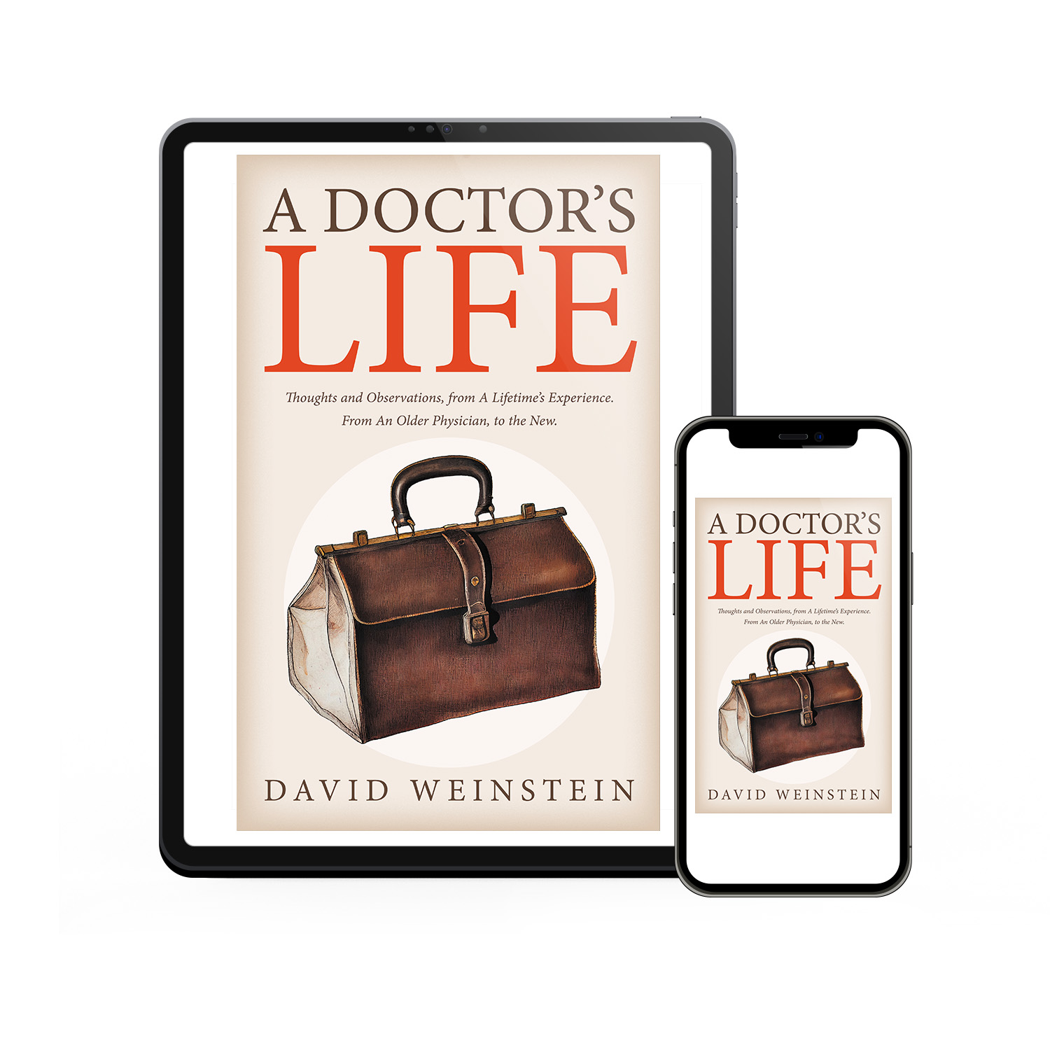 'A Doctor's Life' is a heartfelt and insightful memoir on a life in the medical profession. The author is David Weinstein. The book cover and interior formatting are designed by Mark Thomas of coverness.com. To find out more about my book design services, please visit www.coverness.com