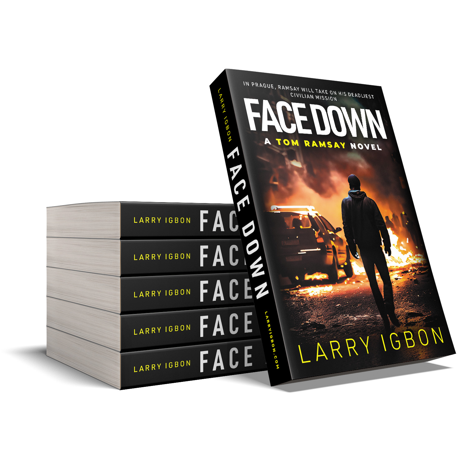 'Face Down' is a gritty action thriller in the 'Tom Ramsay' series. The author is Larry Igbon. The book cover design and interior formatting are by Mark Thomas. To learn more about what Mark could do for your book, please visit coverness.com.