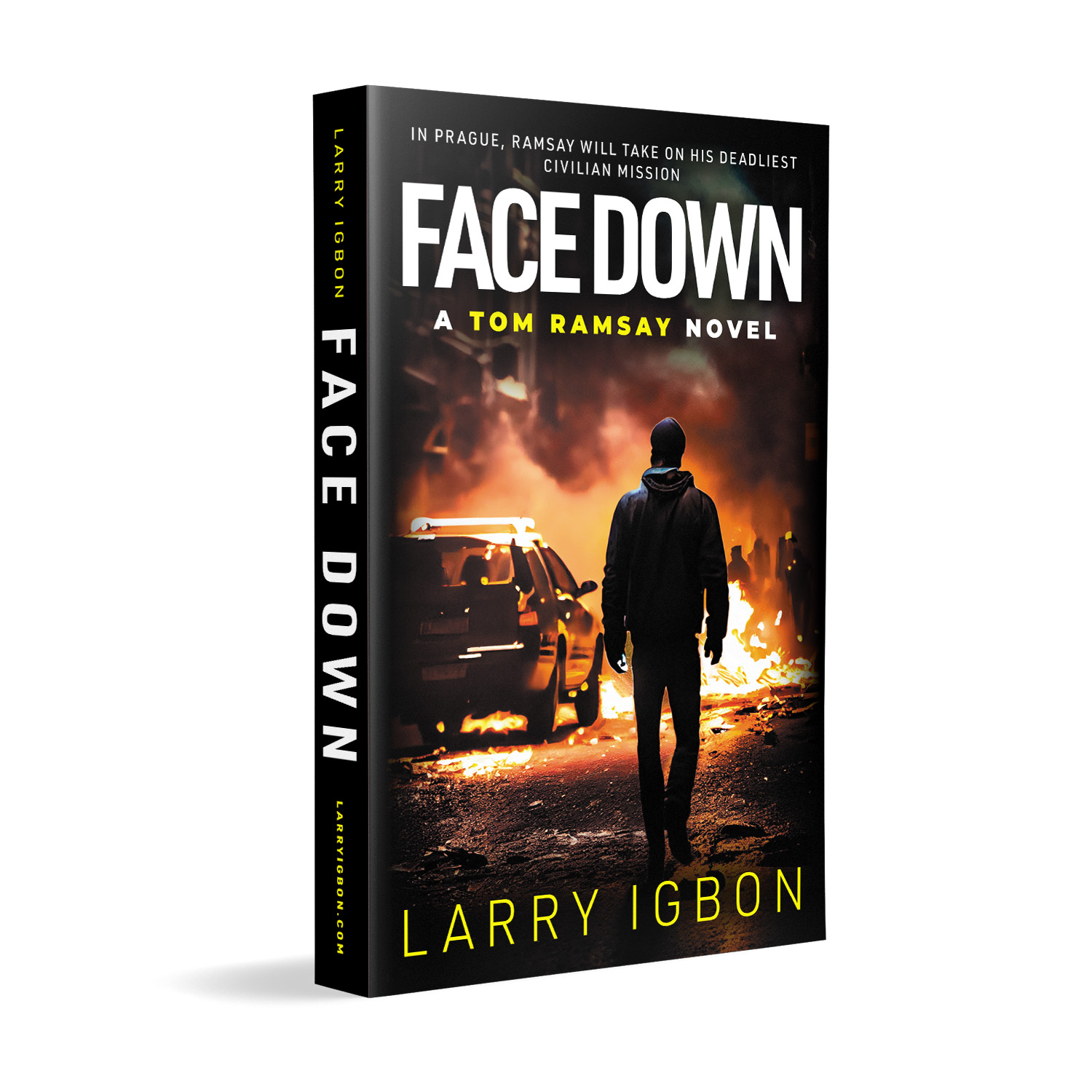 'Face Down' is a gritty action thriller in the 'Tom Ramsay' series. The author is Larry Igbon. The book cover design and interior formatting are by Mark Thomas. To learn more about what Mark could do for your book, please visit coverness.com.