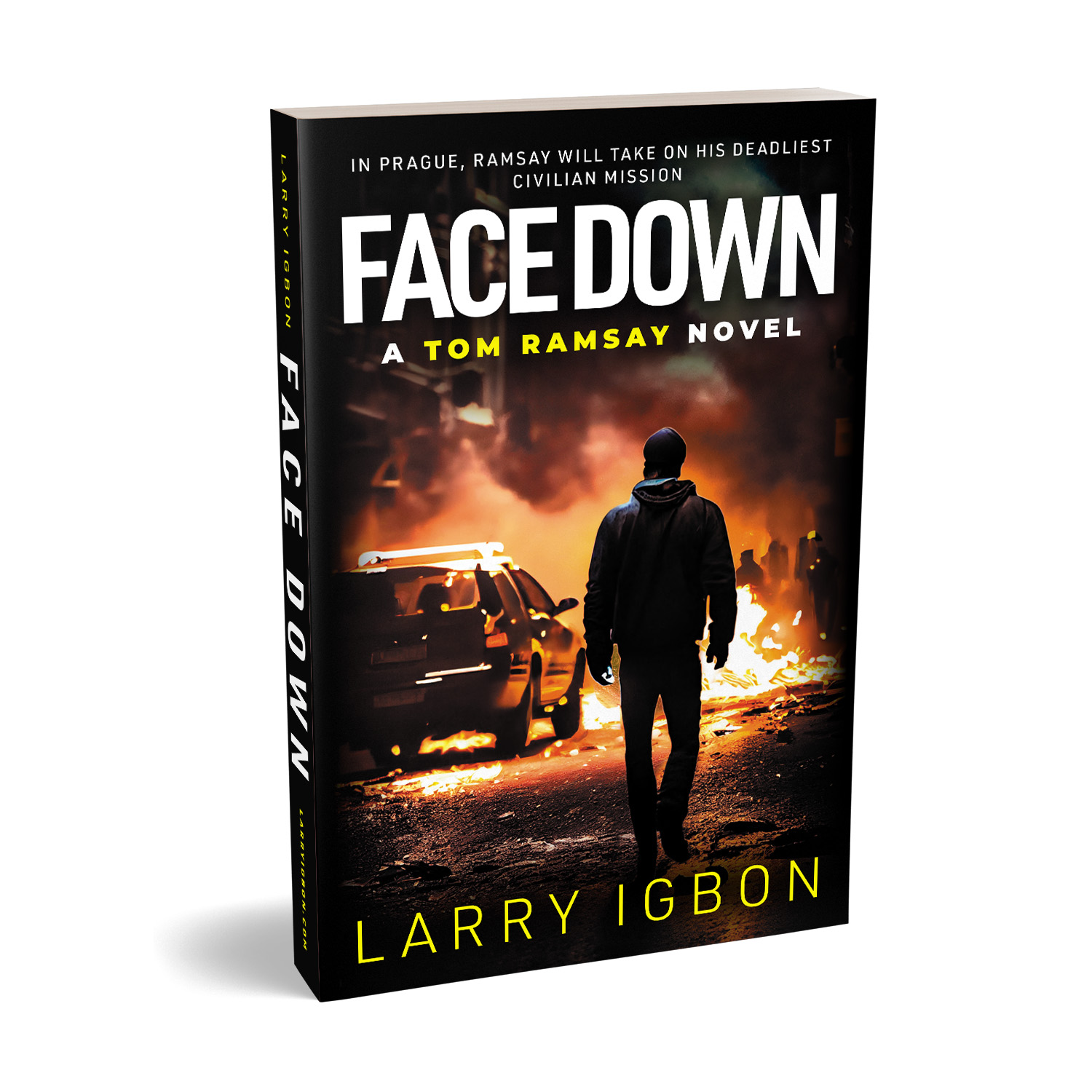 'Face Down' is a gritty action thriller in the 'Tom Ramsay' series. The author is Larry Igbon. The book cover design and interior formatting are by Mark Thomas. To learn more about what Mark could do for your book, please visit coverness.com.