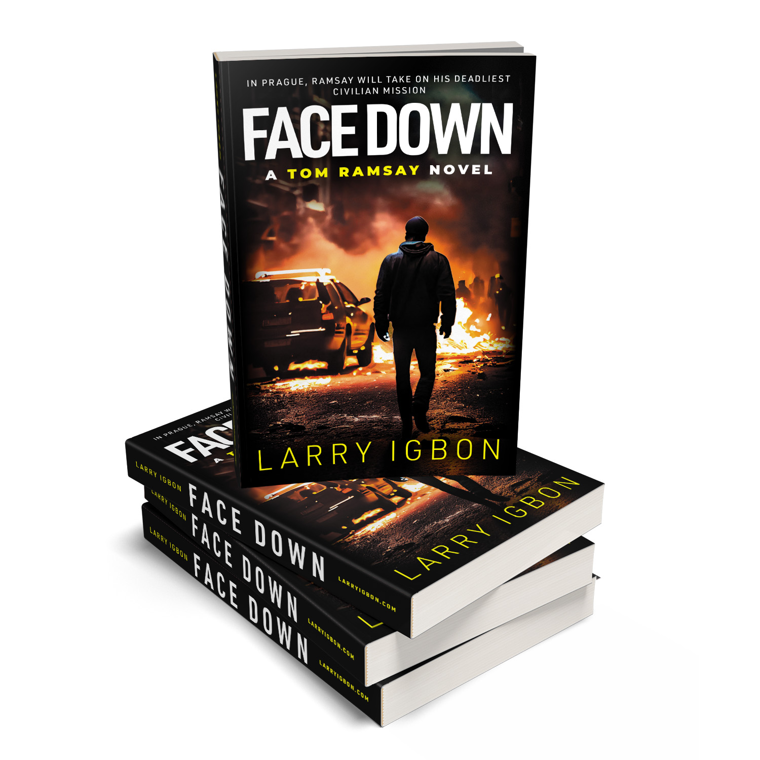 'Face Down' is a gritty action thriller in the 'Tom Ramsay' series. The author is Larry Igbon. The book cover design and interior formatting are by Mark Thomas. To learn more about what Mark could do for your book, please visit coverness.com.