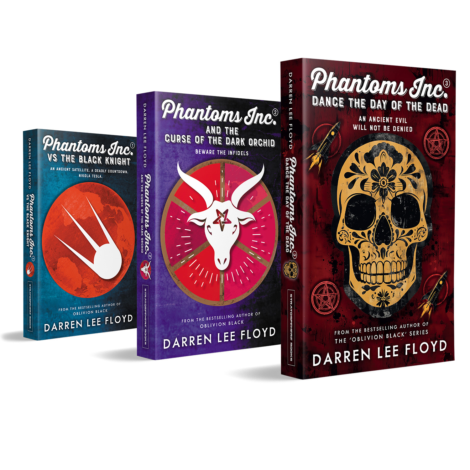 The 'Phantoms Inc.' series is a fun scifi / supernatural hybrid. The author is Darren Lee Floyd. The cover and interior design of the books are by Mark Thomas. To learn more about what Mark could do for your book, please visit coverness.com.