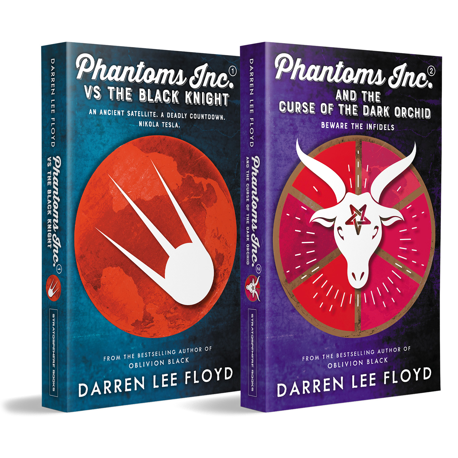 The 'Phantoms Inc.' series is a fun scifi / supernatural hybrid. The author is Darren Lee Floyd. The cover and interior design of the books are by Mark Thomas. To learn more about what Mark could do for your book, please visit coverness.com.