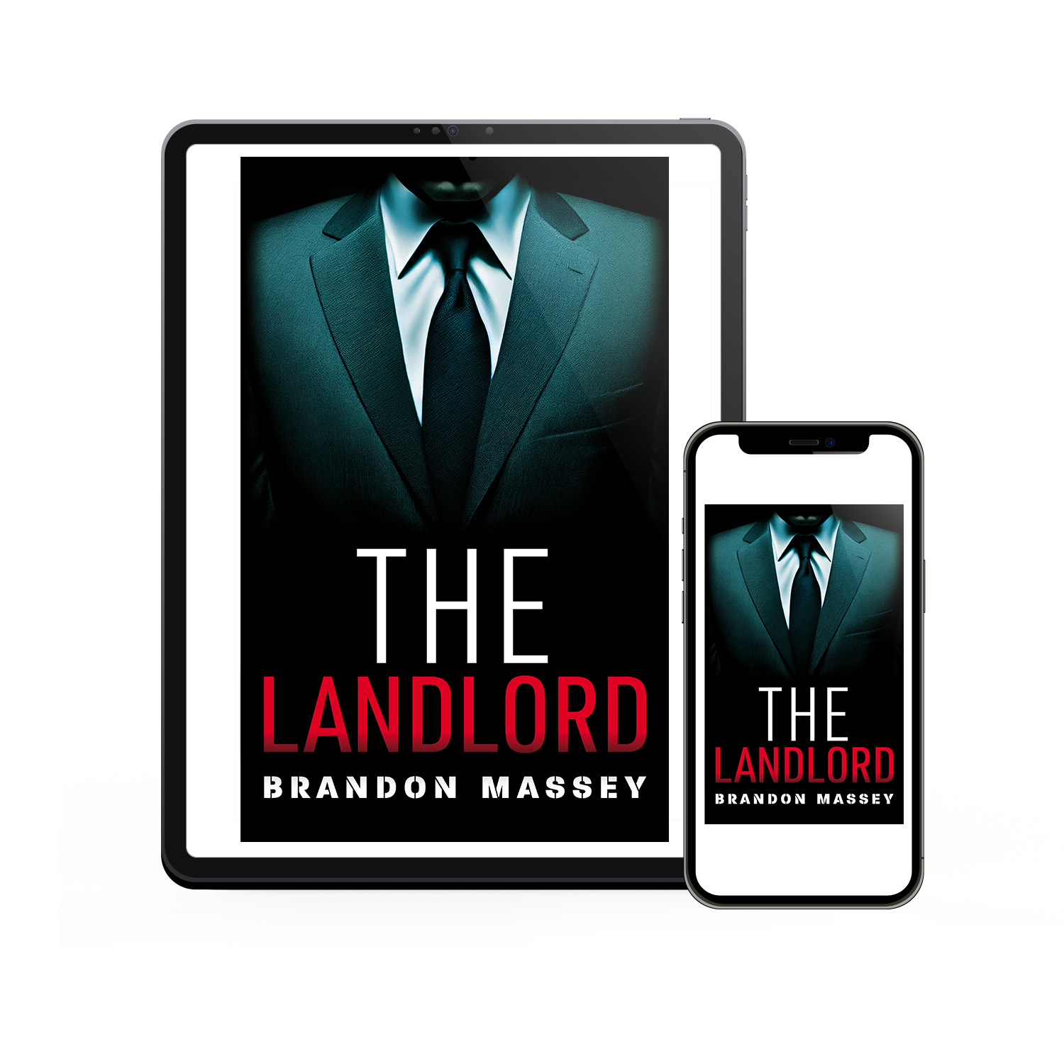 'The Landlord' is a chilling modern domestic thriller. The author is Brandon Massey. The book cover design is by Mark Thomas. To learn more about what Mark could do for your book, please visit coverness.com.