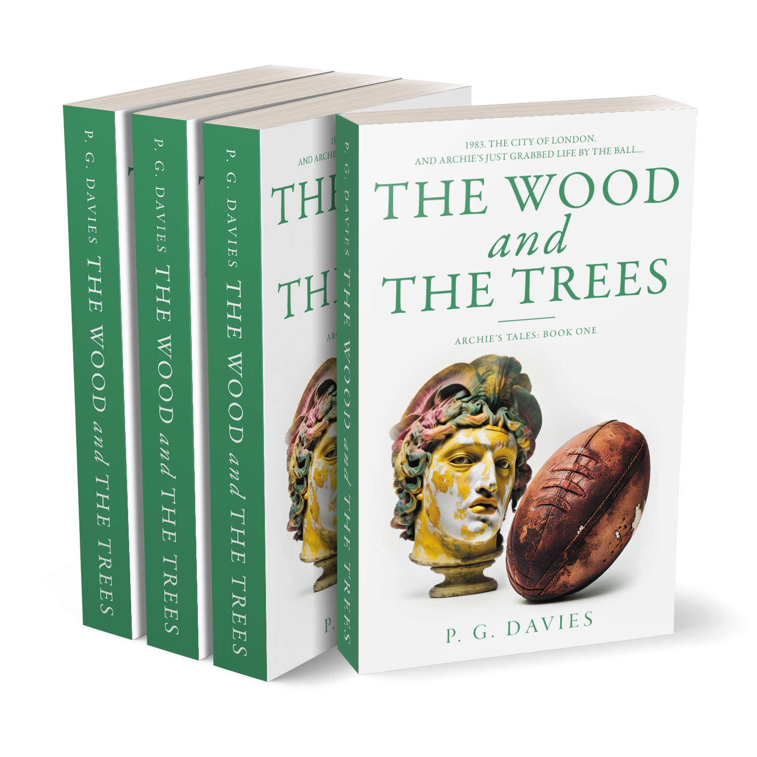 'The Wood and The Trees' is a heart-warming satirical novel set in the high-rolling financial boom of 1980s London. The author is P. G. Davies. The cover design and interior formatting are by Mark Thomas of coverness.com. To find out more about my book design services, please visit www.coverness.com.