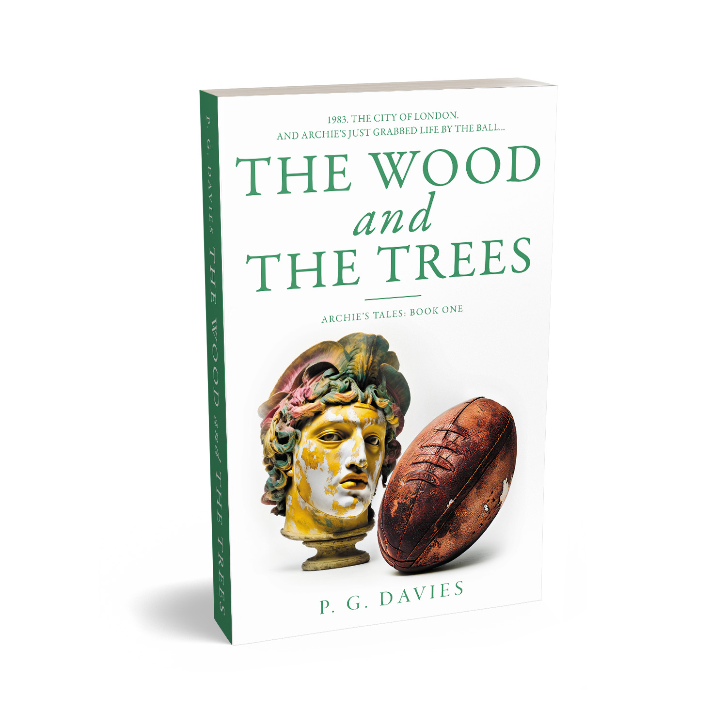 'The Wood and The Trees' is a heart-warming satirical novel set in the high-rolling financial boom of 1980s London. The author is P. G. Davies. The cover design and interior formatting are by Mark Thomas of coverness.com. To find out more about my book design services, please visit www.coverness.com.