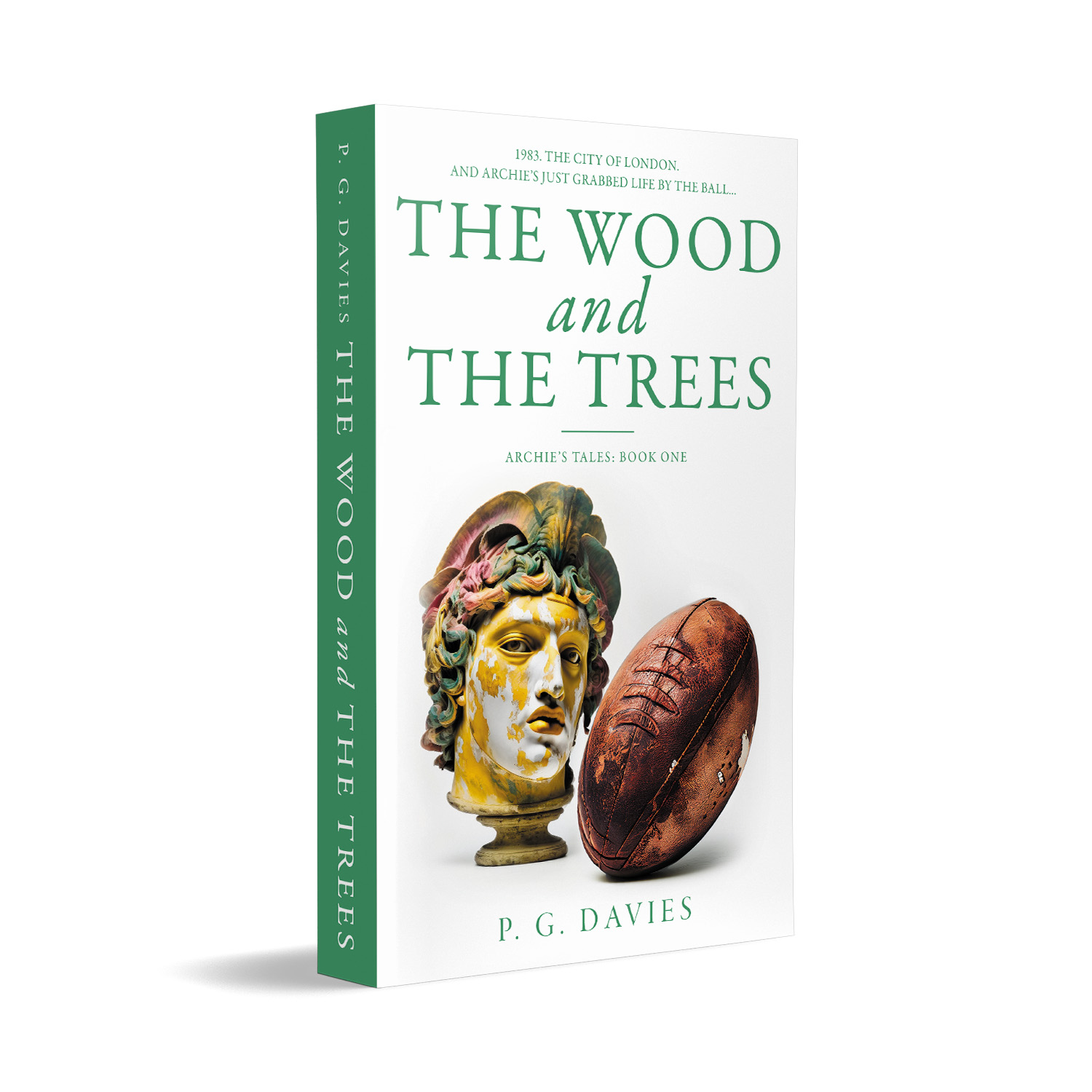 'The Wood and The Trees' is a heart-warming satirical novel set in the high-rolling financial boom of 1980s London. The author is P. G. Davies. The cover design and interior formatting are by Mark Thomas of coverness.com. To find out more about my book design services, please visit www.coverness.com.