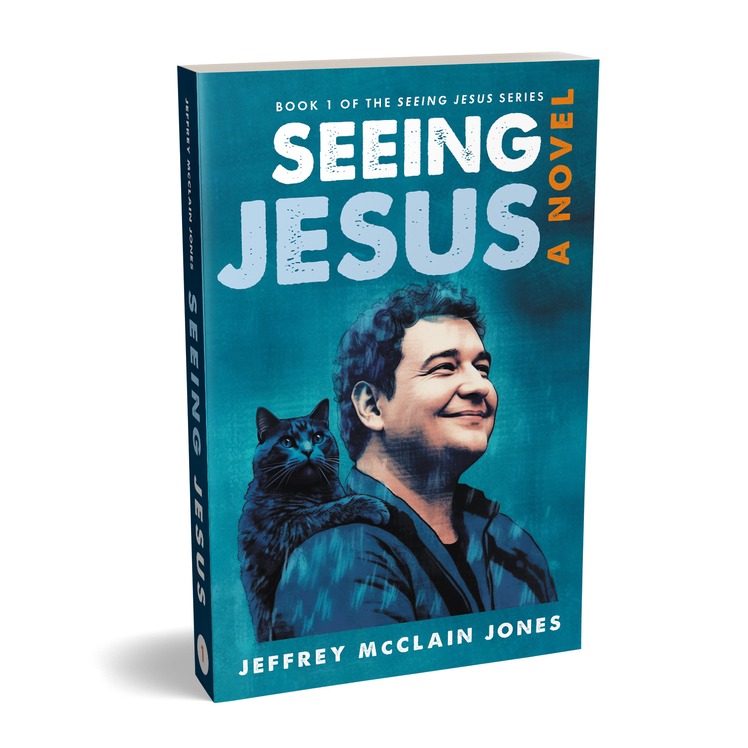 The 'Seeing Jesus' series is an ongoing collection of uplifting novels about people from all walks of life enjoying a spiritual awakening. The author is Jeffrey McClain Jones. The cover designs are by Mark Thomas of coverness.com. To find out more about my book design services, please visit www.coverness.com.