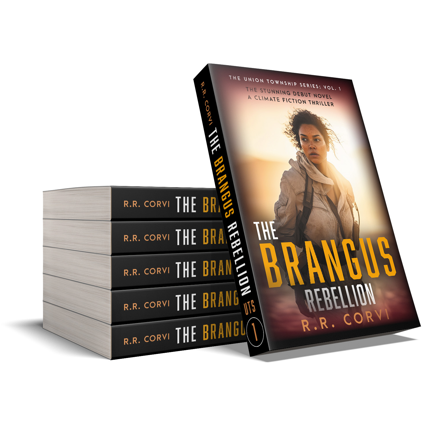 'The Brangus Rebellion'' is the first instalment in a dystopian scifi series. The author is R R Corvi. The cover design and interior formatting are by Mark Thomas of coverness.com. To find out more about my book design services, please visit www.coverness.com.