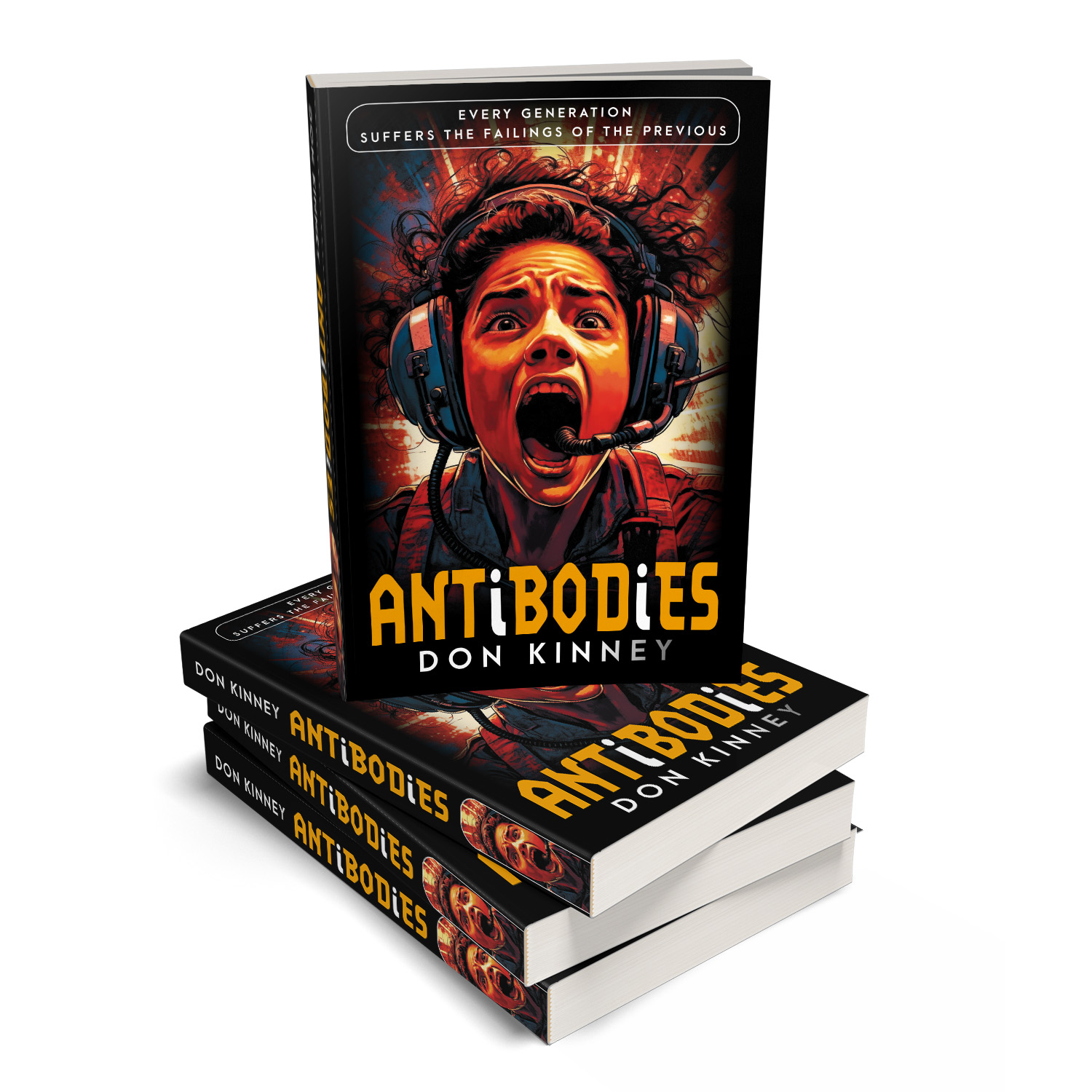 'AntiBodies' is a dark symbiotic science fiction novel. The author is Don Kinney. The book cover design is by Mark Thomas. To learn more about what Mark could do for your book, please visit coverness.com.