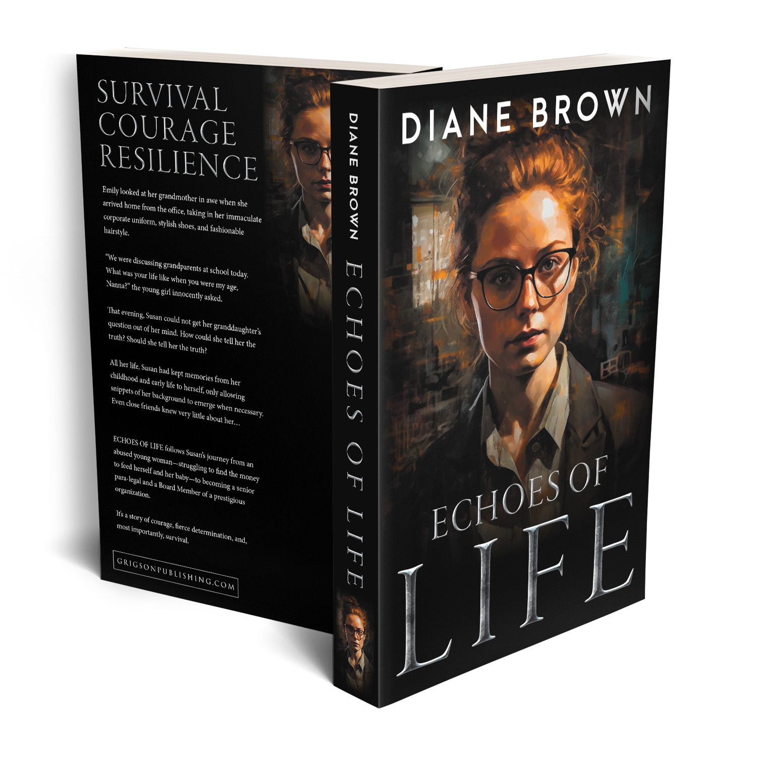 'Echoes of Life' is a deep and revealing character-based novel. The author is Diane Brown. The cover design and and interior formatting are by Mark Thomas of coverness.com. To find out more about my book design services, please visit www.coverness.com.