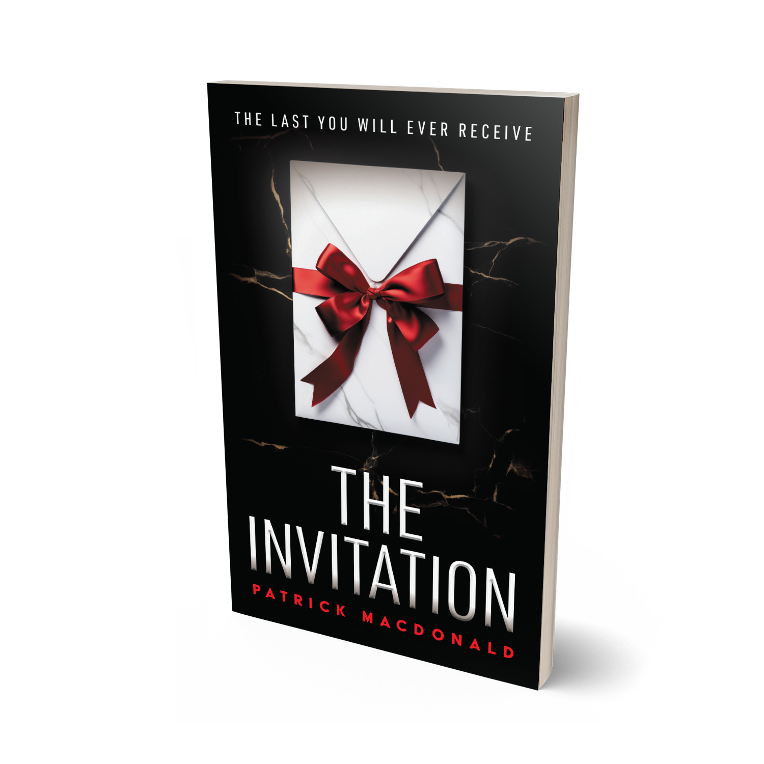 'The Invitation' is a dark, countdown-driven murder thriller by Patrick MacDonald. The book cover design and interior formatting are by Mark Thomas. To learn more about what Mark could do for your book, please visit coverness.com.