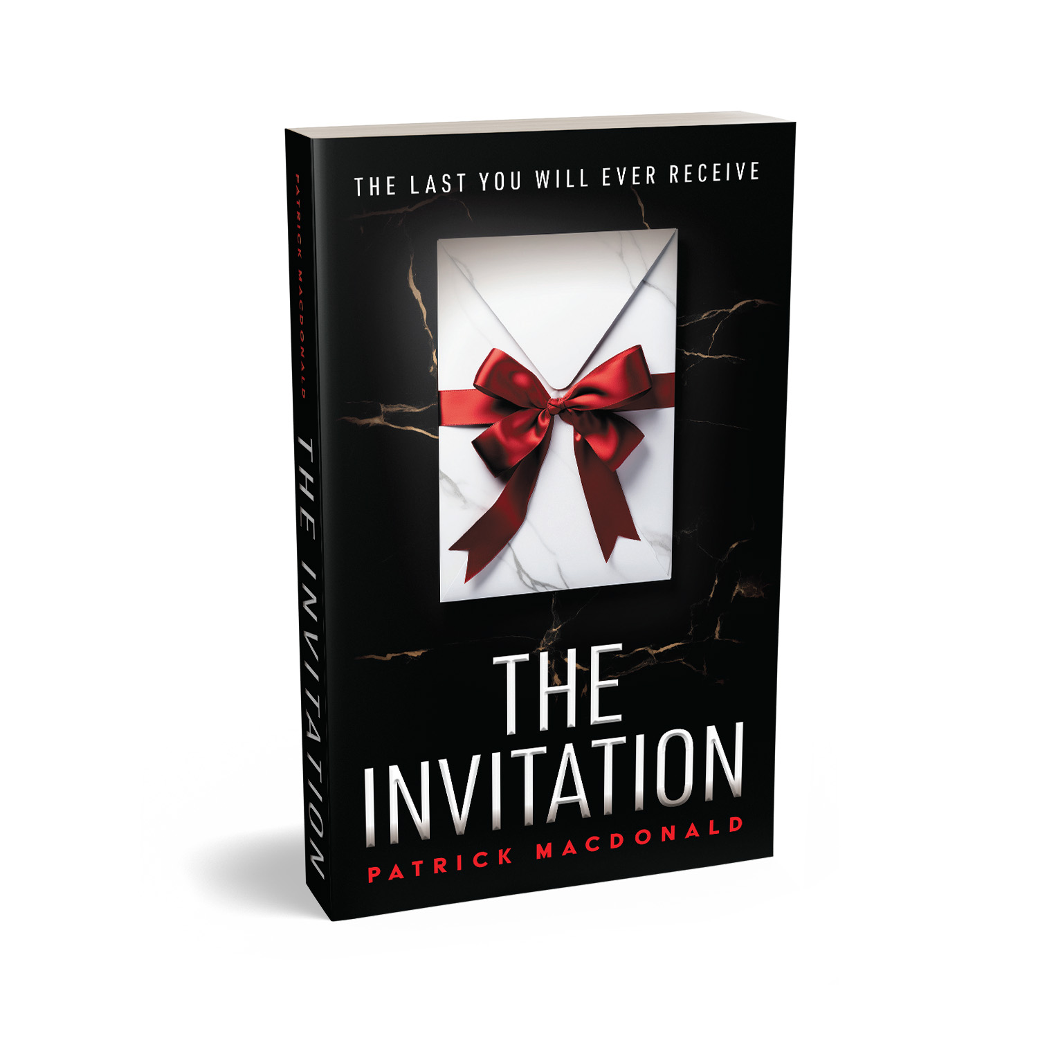 'The Invitation' is a dark, countdown-driven murder thriller by Patrick MacDonald. The book cover design and interior formatting are by Mark Thomas. To learn more about what Mark could do for your book, please visit coverness.com.