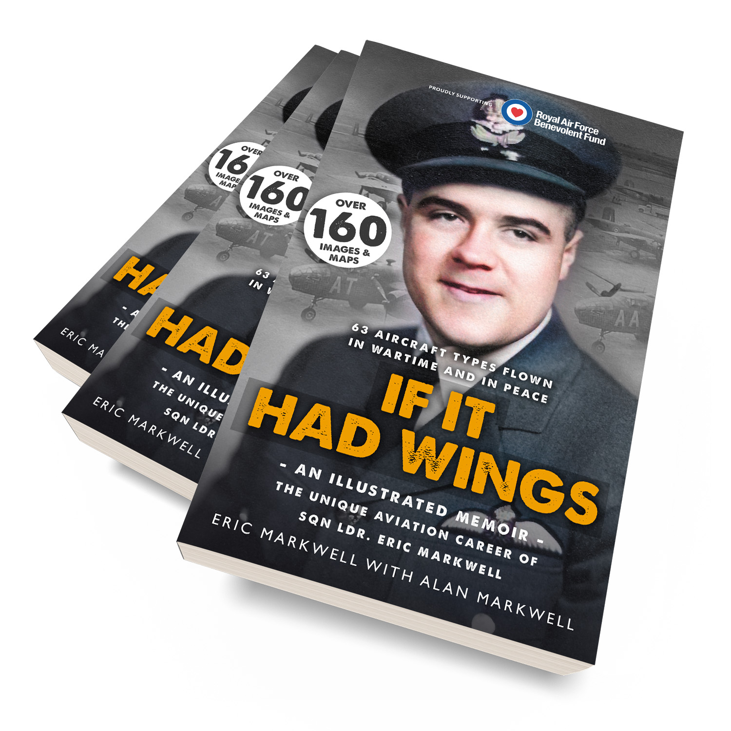'If It Had Wings' is a unique illustrated memoir of a pilot, both in wartime and peace. The authors are Eric and Alan Markwell. The book cover design and interior formatting are by Mark Thomas. To learn more about what Mark could do for your book, please visit coverness.com.