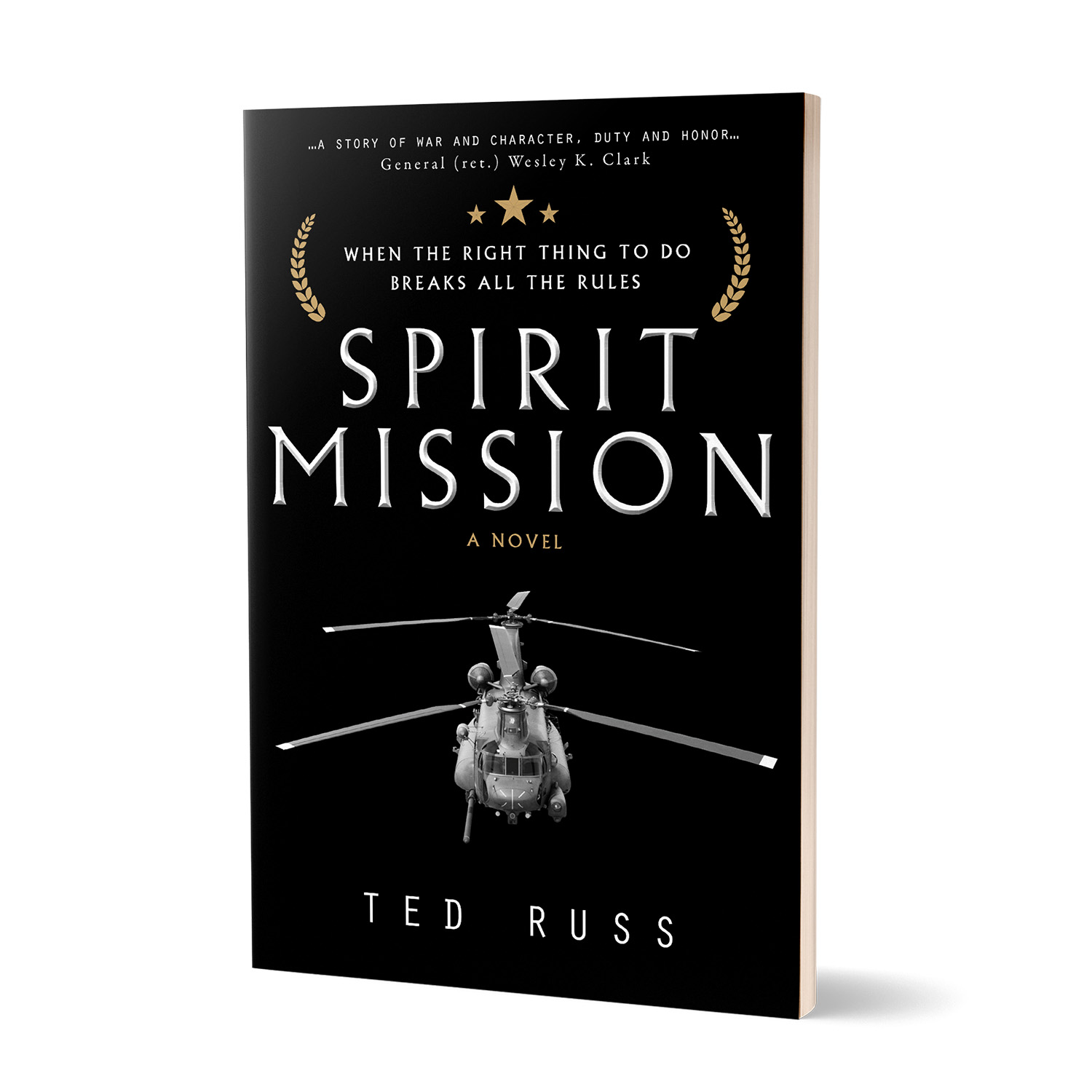 'Spirit Mission' is a thoughtful novel examining what it means to be a serving officer in the US Forces. The author is Ted Russ. The book cover and interior formatting are designed by Mark Thomas of coverness.com. To find out more about my book design services, please visit www.coverness.com