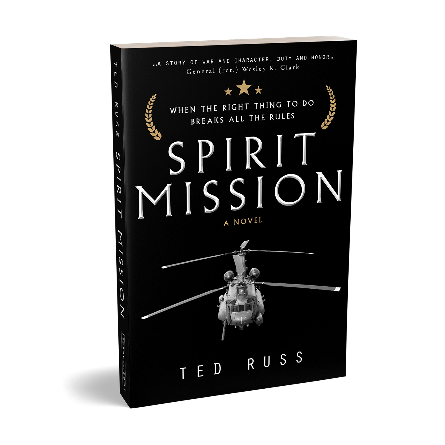 'Spirit Mission' is a thoughtful novel examining what it means to be a serving officer in the US Forces. The author is Ted Russ. The book cover and interior formatting are designed by Mark Thomas of coverness.com. To find out more about my book design services, please visit www.coverness.com