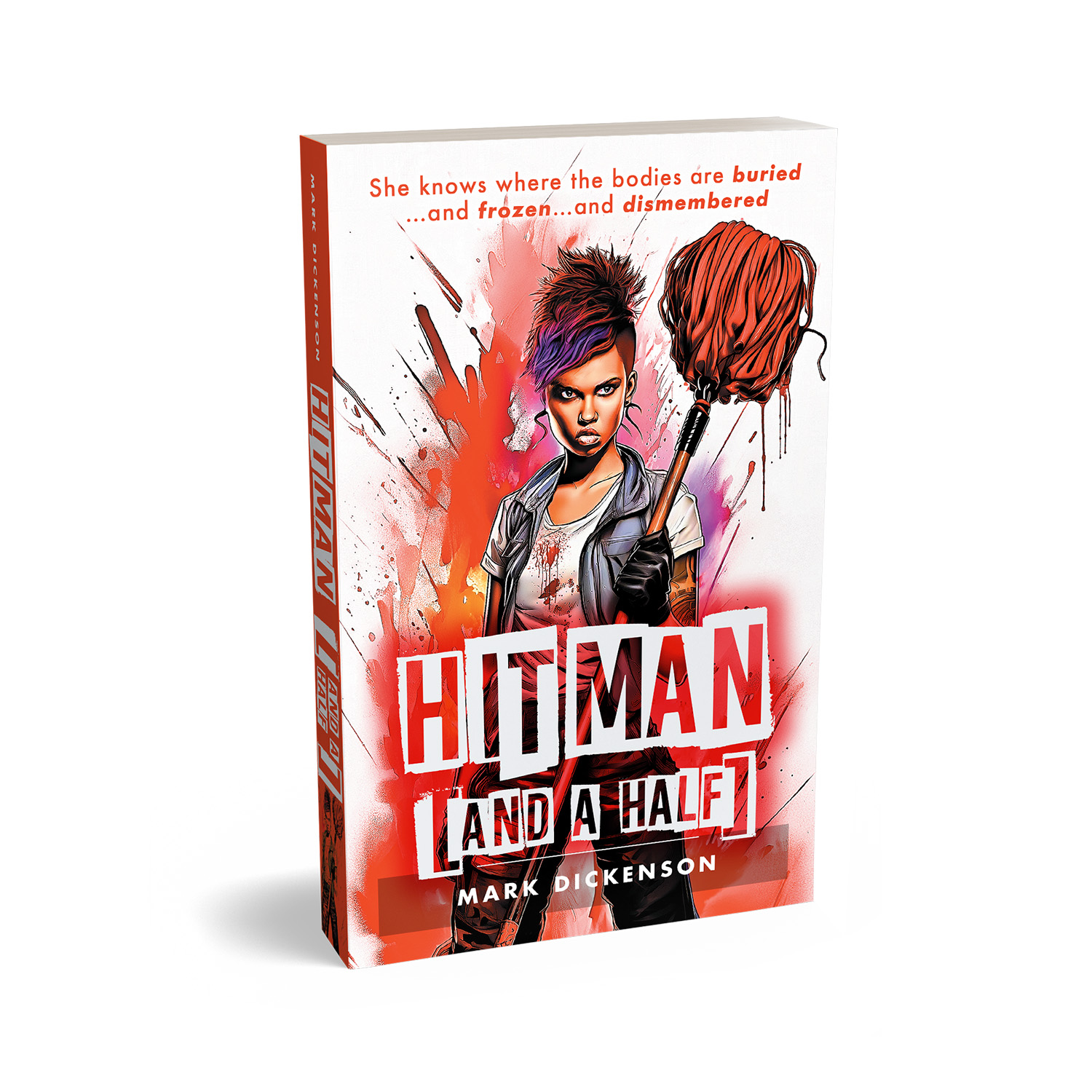 'Hitman [And a Half]' is ripping YA adventure novel by Mark Dickenson. The book cover and interior formatting were designed by Mark Thomas of coverness.com. To find out more about my book design services, please visit www.coverness.com