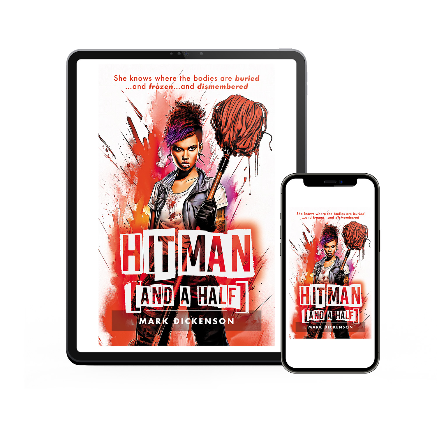 'Hitman [And a Half]' is ripping YA adventure novel by Mark Dickenson. The book cover and interior formatting were designed by Mark Thomas of coverness.com. To find out more about my book design services, please visit www.coverness.com