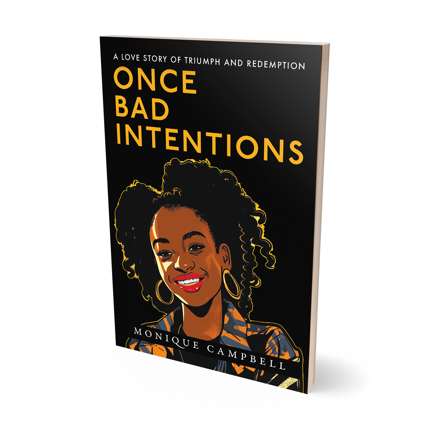 'Once Bad Intentions' is an immersive urban coming-of-age novel set in early 90s London. The author is Monique Campbell. The book cover and interior formatting were designed by Mark Thomas of coverness.com. To find out more about my book design services, please visit www.coverness.com