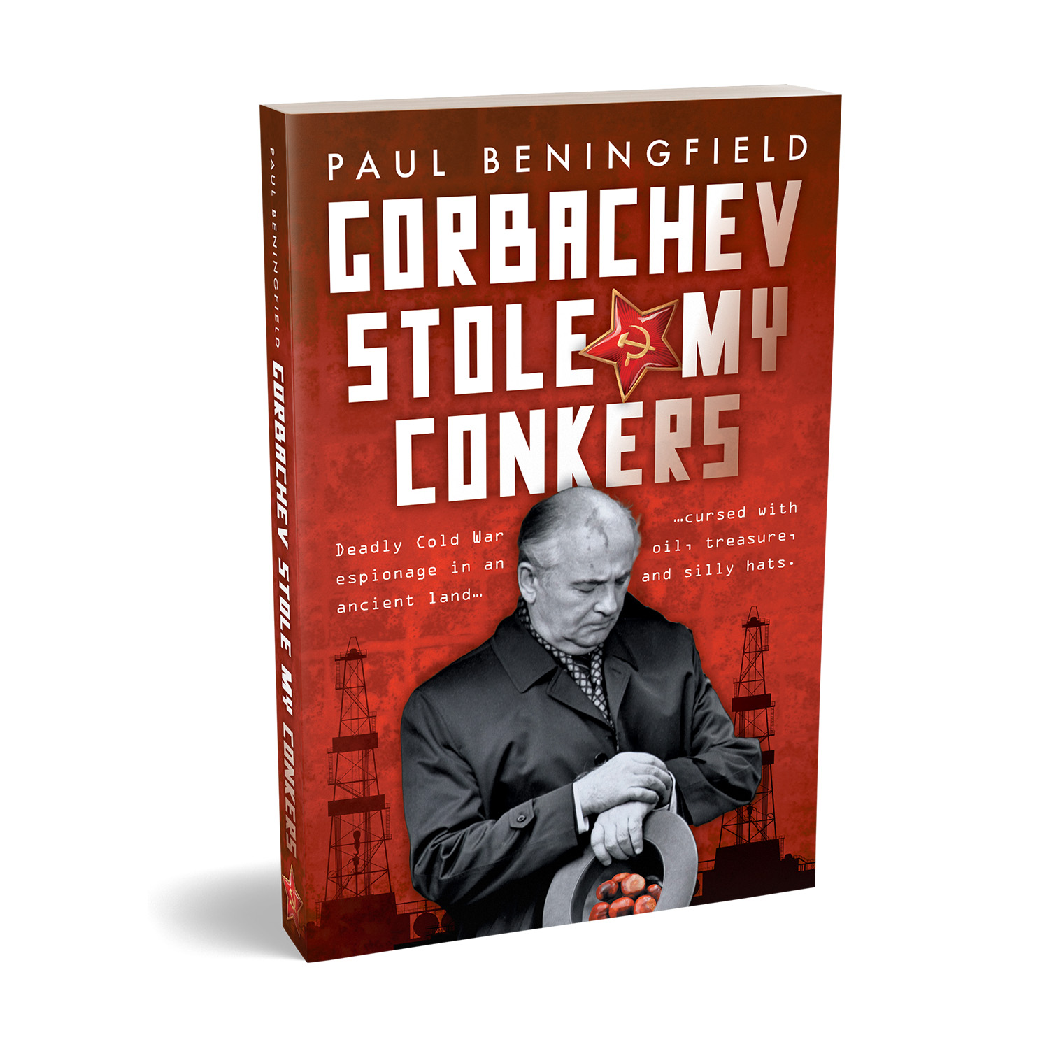 'Gorbachev Stole My Conkers' is sweeping scabrous satire on Cold War shenanigans. The author is Paul Beningfield. The cover design and interior formatting are by Mark Thomas of coverness.com. To find out more about my book design services, please visit www.coverness.com.