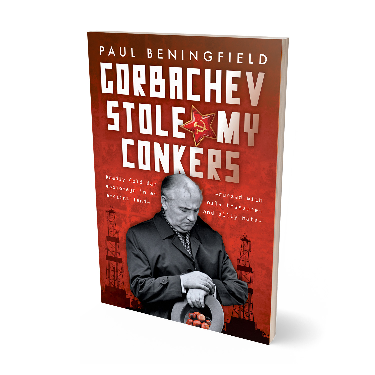 'Gorbachev Stole My Conkers' is sweeping scabrous satire on Cold War shenanigans. The author is Paul Beningfield. The cover design and interior formatting are by Mark Thomas of coverness.com. To find out more about my book design services, please visit www.coverness.com.