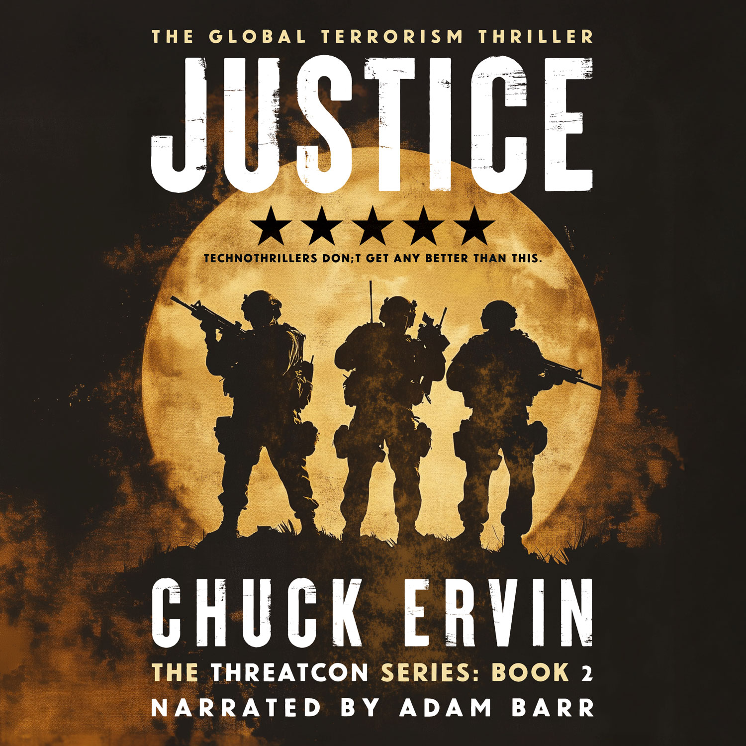 'Threatcon' is a cross-genre military thriller series. The author is Chuck Ervin. The book cover designs are by Mark Thomas of coverness.com. To find out more about my book design services, please visit www.coverness.com