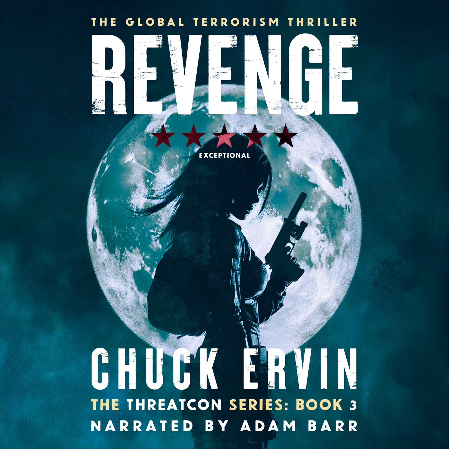 'Threatcon' is a cross-genre military thriller series. The author is Chuck Ervin. The book cover designs are by Mark Thomas of coverness.com. To find out more about my book design services, please visit www.coverness.com