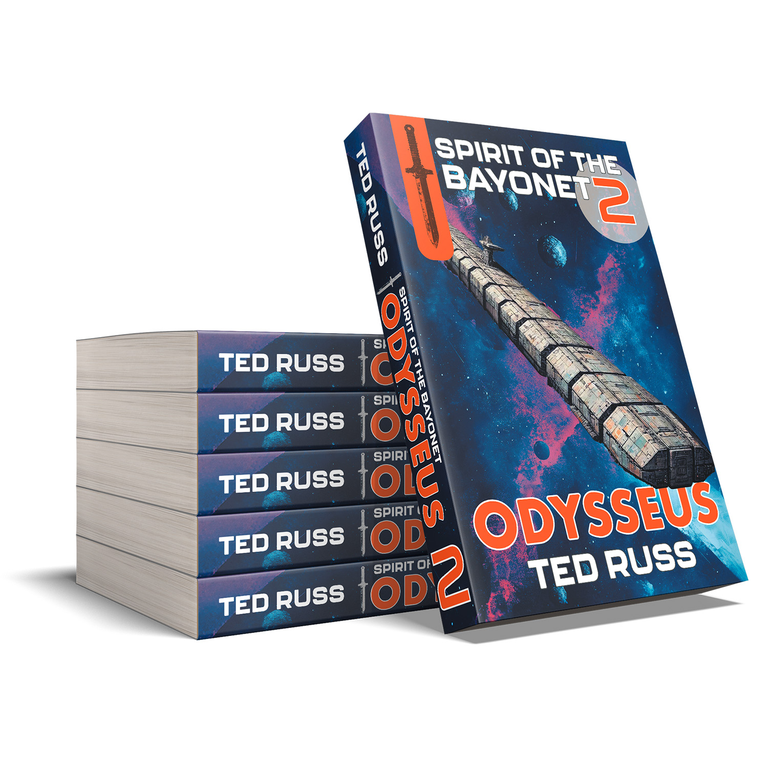 The 'Spirit of the Bayonet' is a spectacular scifi series by author Ted Russ. The cover design and interior manuscript formatting are by Mark Thomas. Learn what Mark could do for your book by visiting coverness.com.