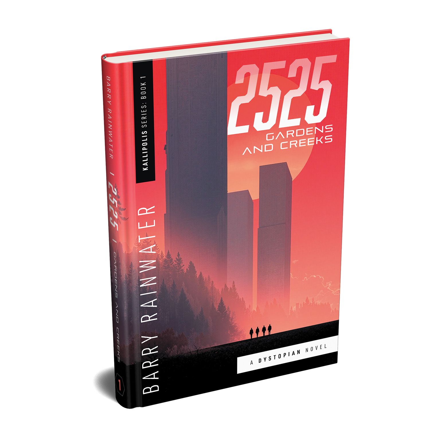 '2525' is the first novel in an epic dystopian scifi series. The author is Barry Rainwater. The cover design & interior formatting are by Mark Thomas of coverness.com. To find out more about my book design services, please visit www.coverness.com
