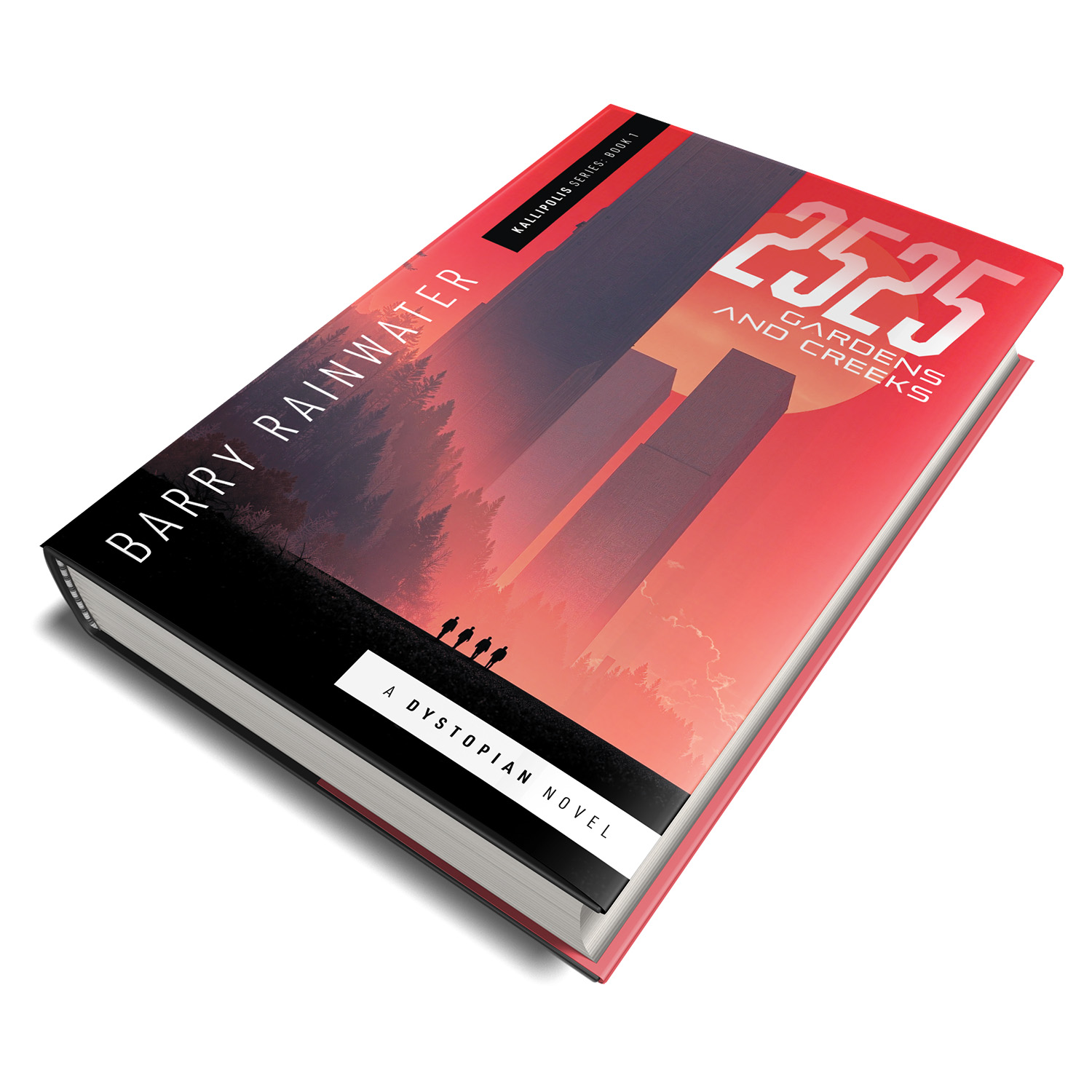 '2525' is the first novel in an epic dystopian scifi series. The author is Barry Rainwater. The cover design & interior formatting are by Mark Thomas of coverness.com. To find out more about my book design services, please visit www.coverness.com