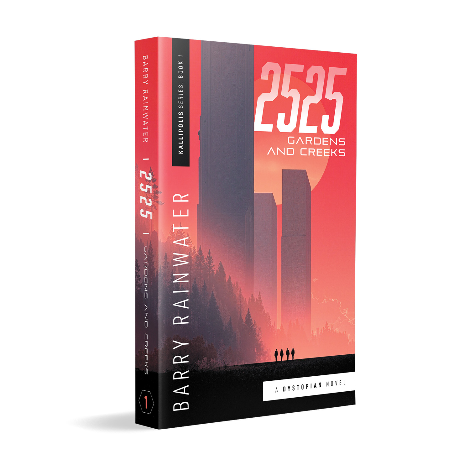 '2525' is the first novel in an epic dystopian scifi series. The author is Barry Rainwater. The cover design & interior formatting are by Mark Thomas of coverness.com. To find out more about my book design services, please visit www.coverness.com