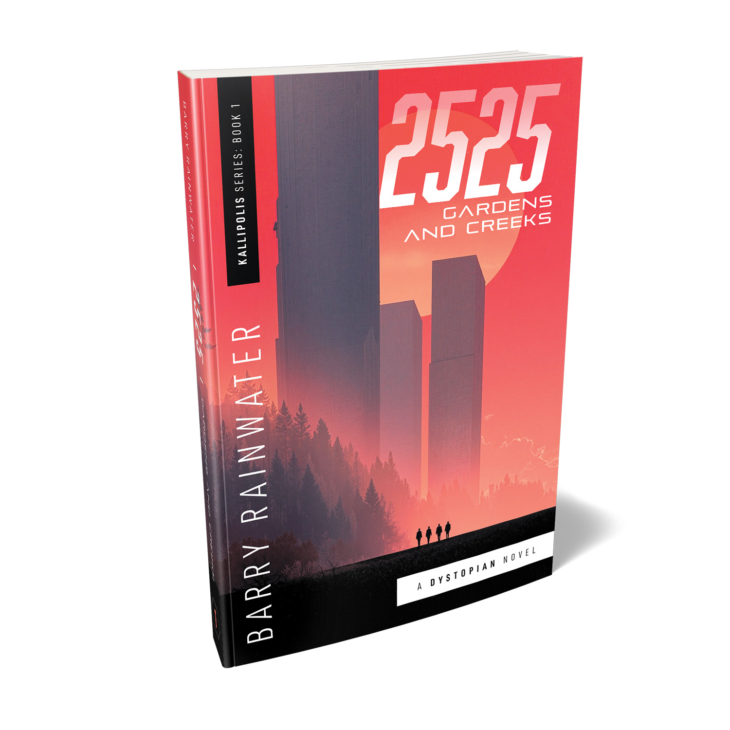 '2525' is the first novel in an epic dystopian scifi series. The author is Barry Rainwater. The cover design & interior formatting are by Mark Thomas of coverness.com. To find out more about my book design services, please visit www.coverness.com