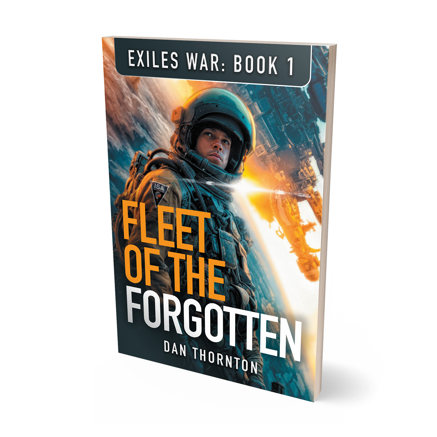 'Exiles War' is an epic dystopian military scifi series. The author is Dan Thornton. The cover design & interior formatting are by Mark Thomas of coverness.com. To find out more about my book design services, please visit www.coverness.com