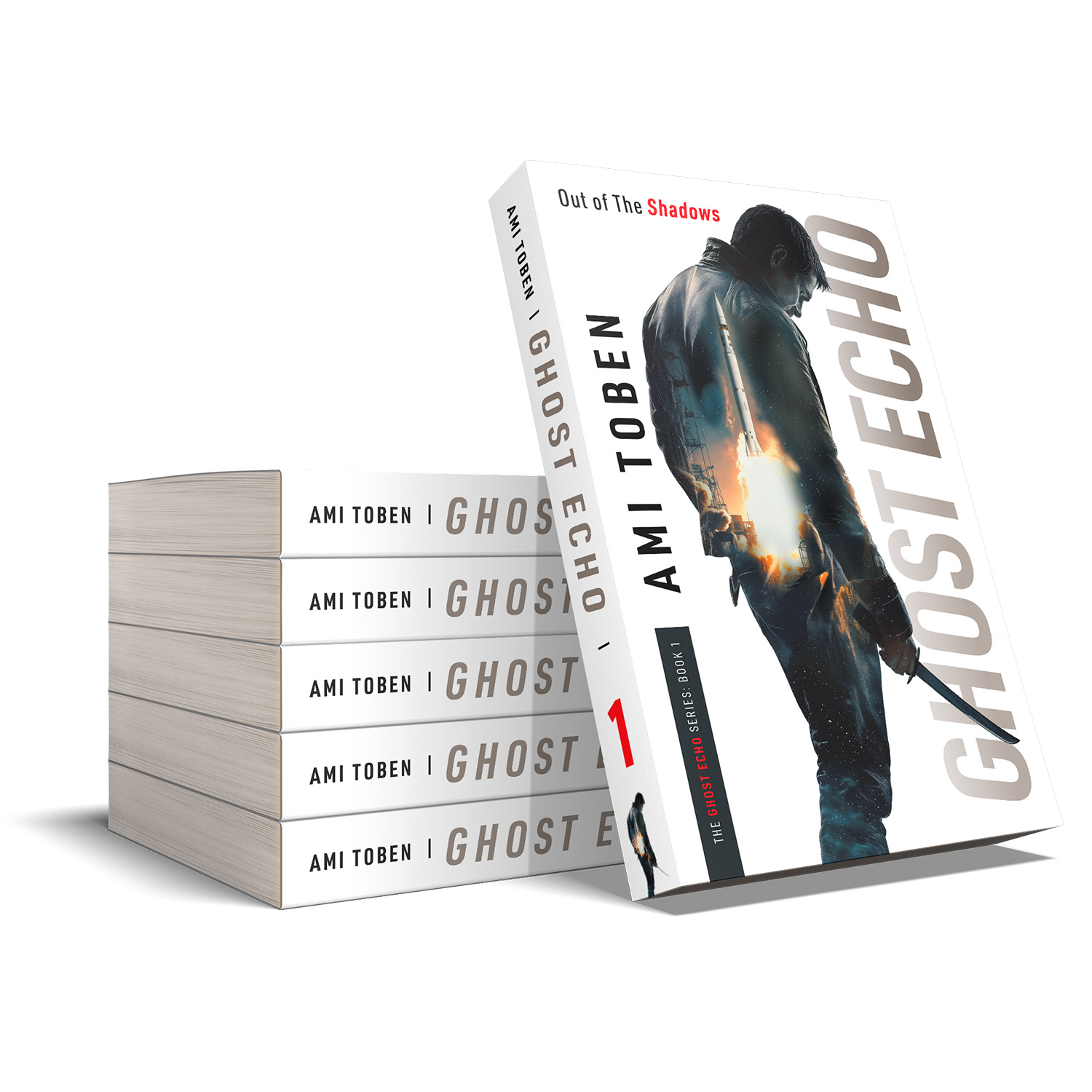 'Ghost Echo' is a unique, cross-genre thriller series. The author is Ami Toben. The cover design & interior formatting are by Mark Thomas of coverness.com. To find out more about my book design services, please visit www.coverness.com.