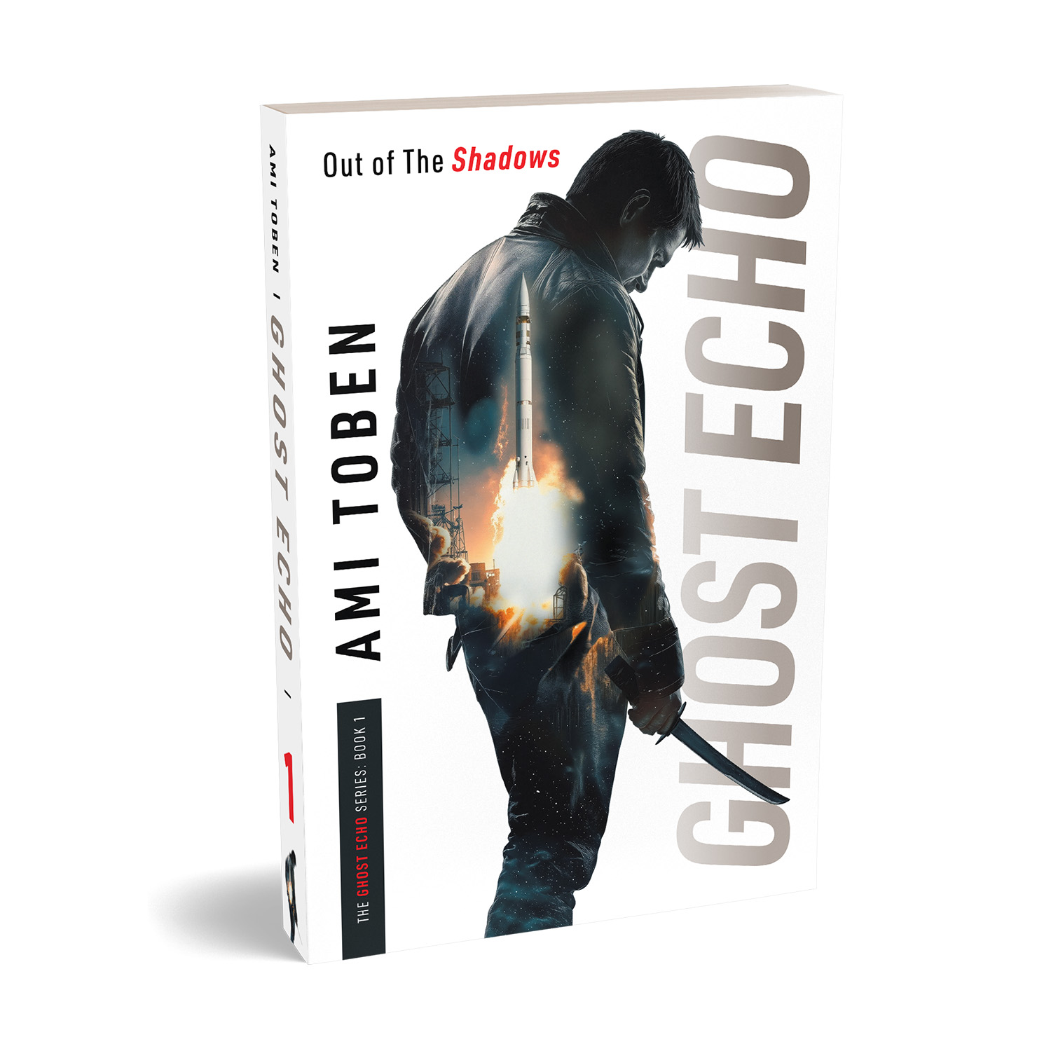 'Ghost Echo' is a unique, cross-genre thriller series. The author is Ami Toben. The cover design & interior formatting are by Mark Thomas of coverness.com. To find out more about my book design services, please visit www.coverness.com.