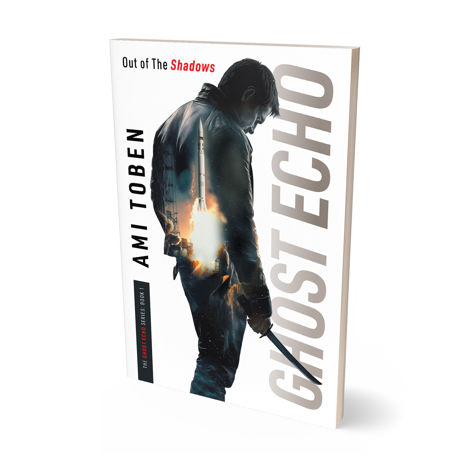 'Ghost Echo' is a unique, cross-genre thriller series. The author is Ami Toben. The cover design & interior formatting are by Mark Thomas of coverness.com. To find out more about my book design services, please visit www.coverness.com.